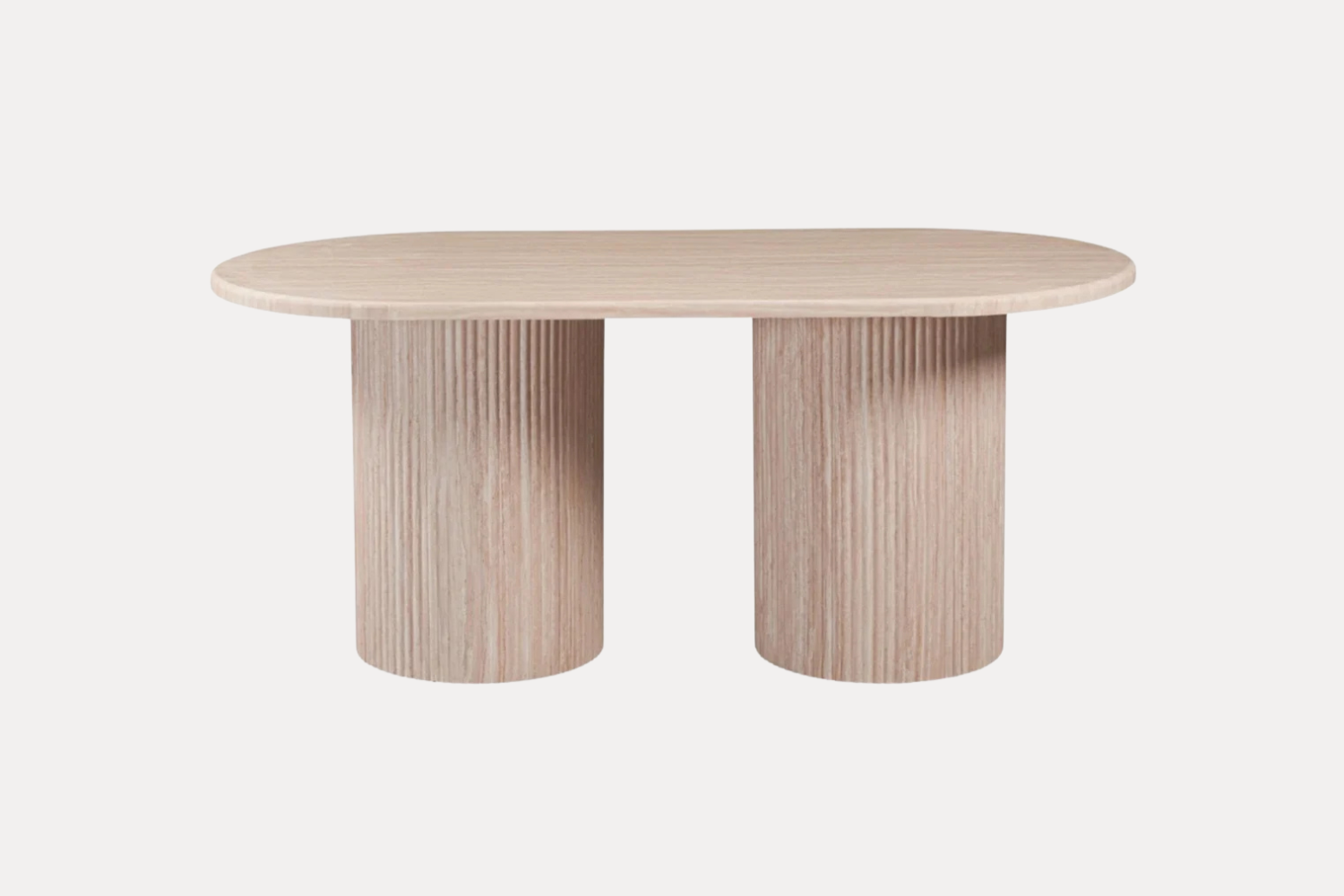 Eettafel Loma Ovale – Marmer in Licht Eiken