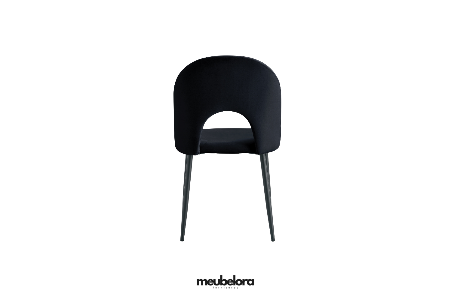 Stoel 'Amelia' — Poten in Zwart