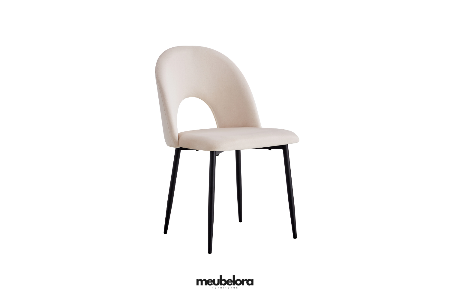 Stoel 'Amelia' — Poten in Zwart