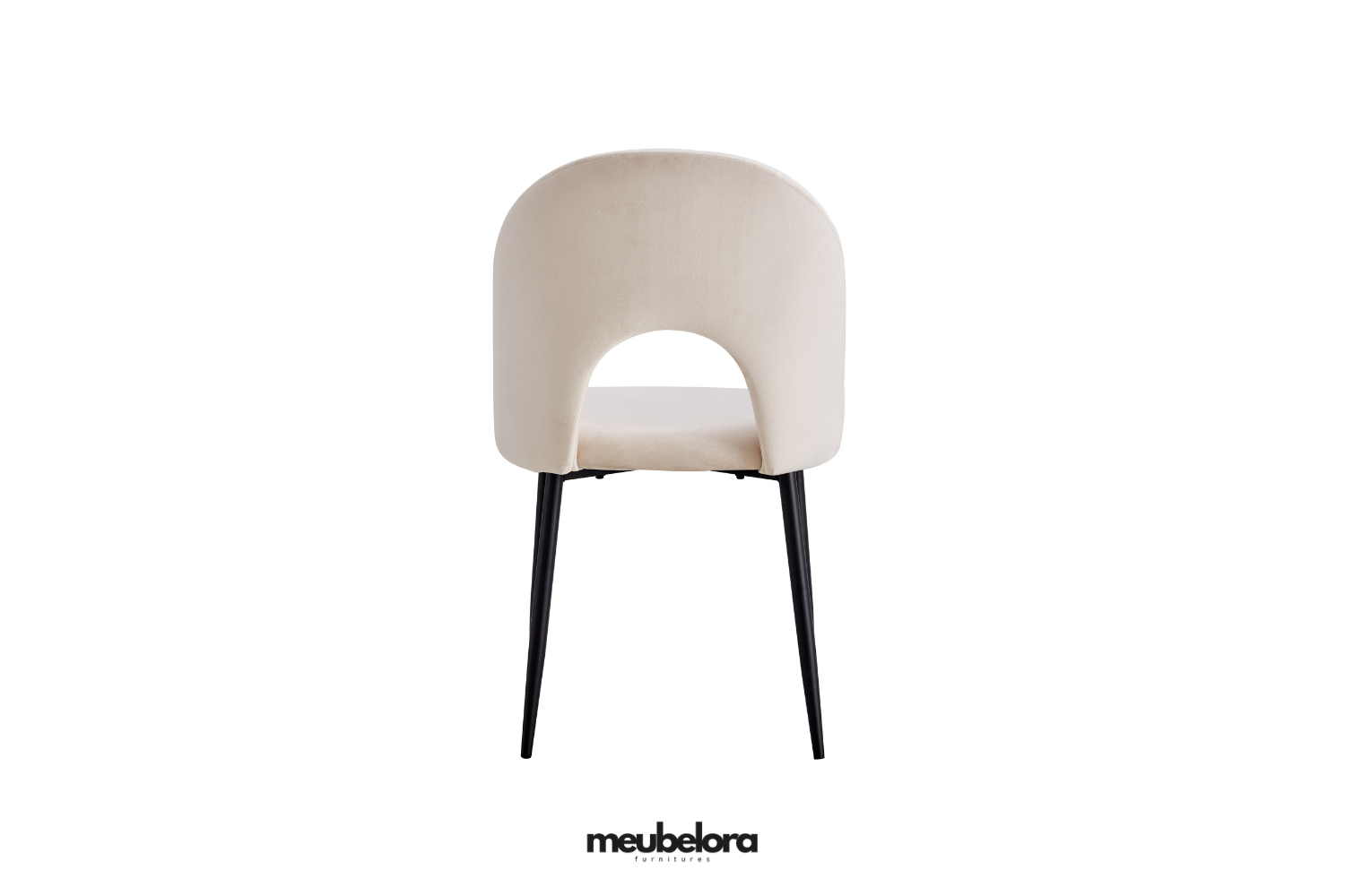 Stoel 'Amelia' — Poten in Zwart