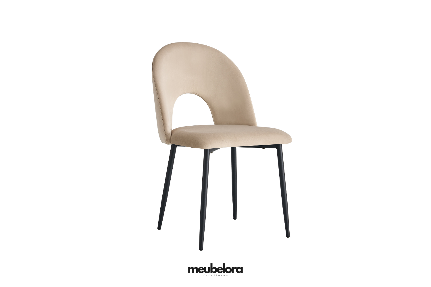 Stoel 'Amelia' — Poten in Zwart