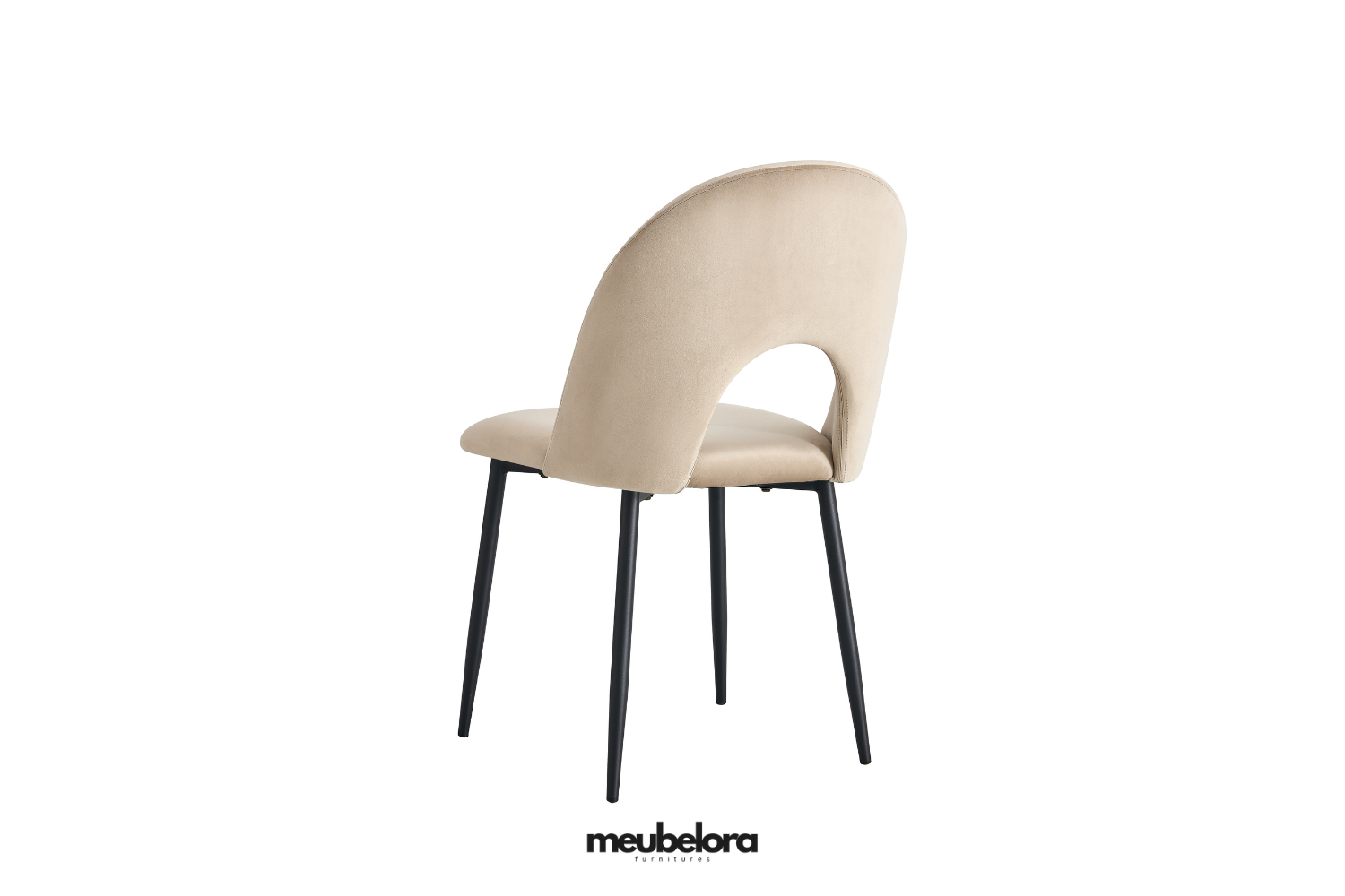 Stoel 'Amelia' — Poten in Zwart