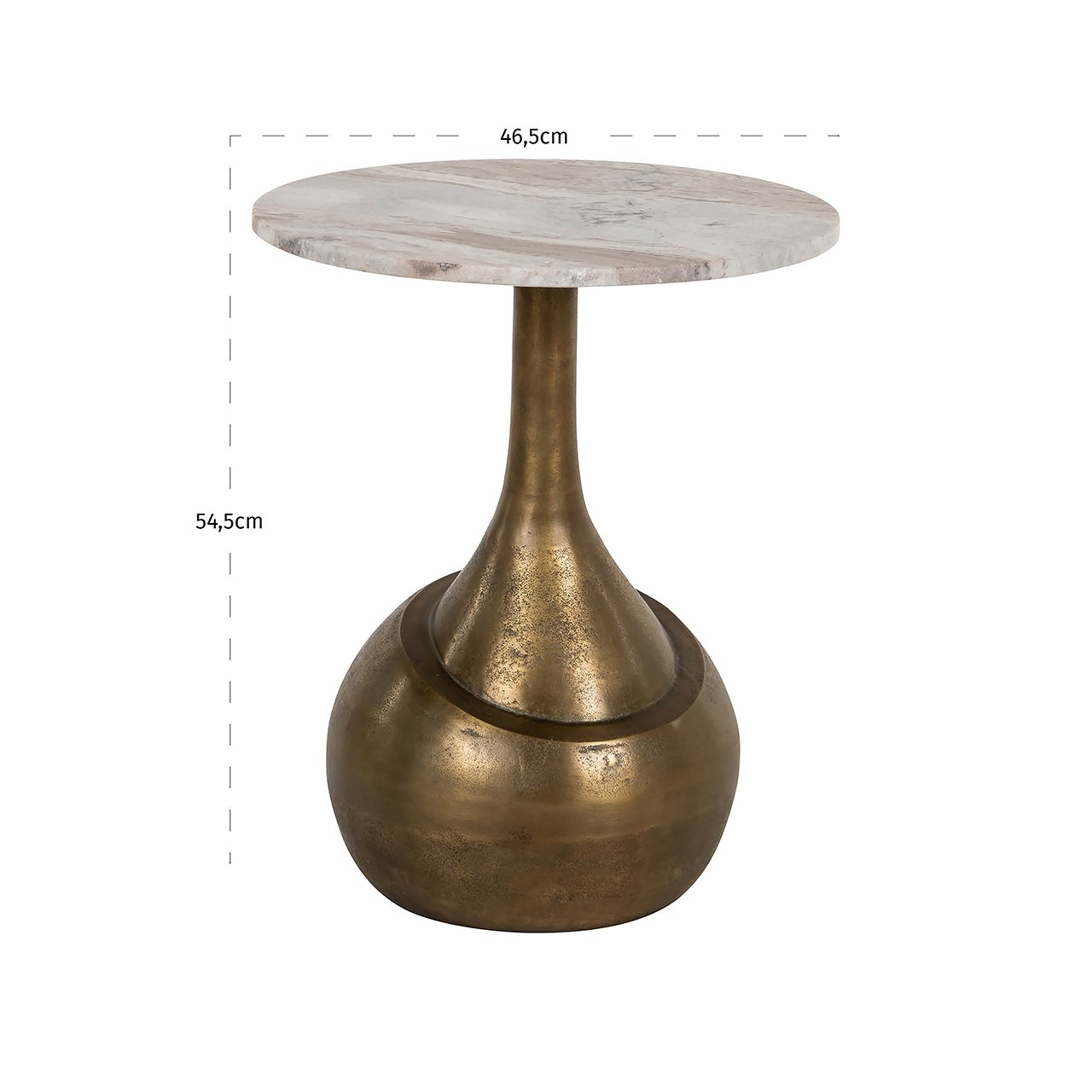 Bijzettafel Sia (Brushed Gold)