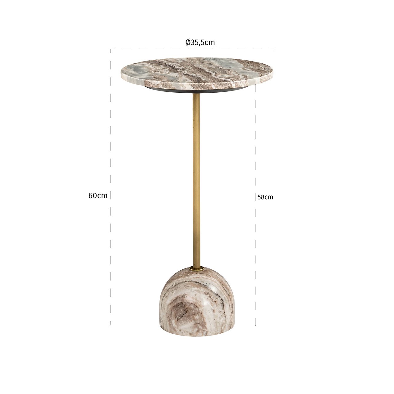 Bijzettafel Kobe (Sand)