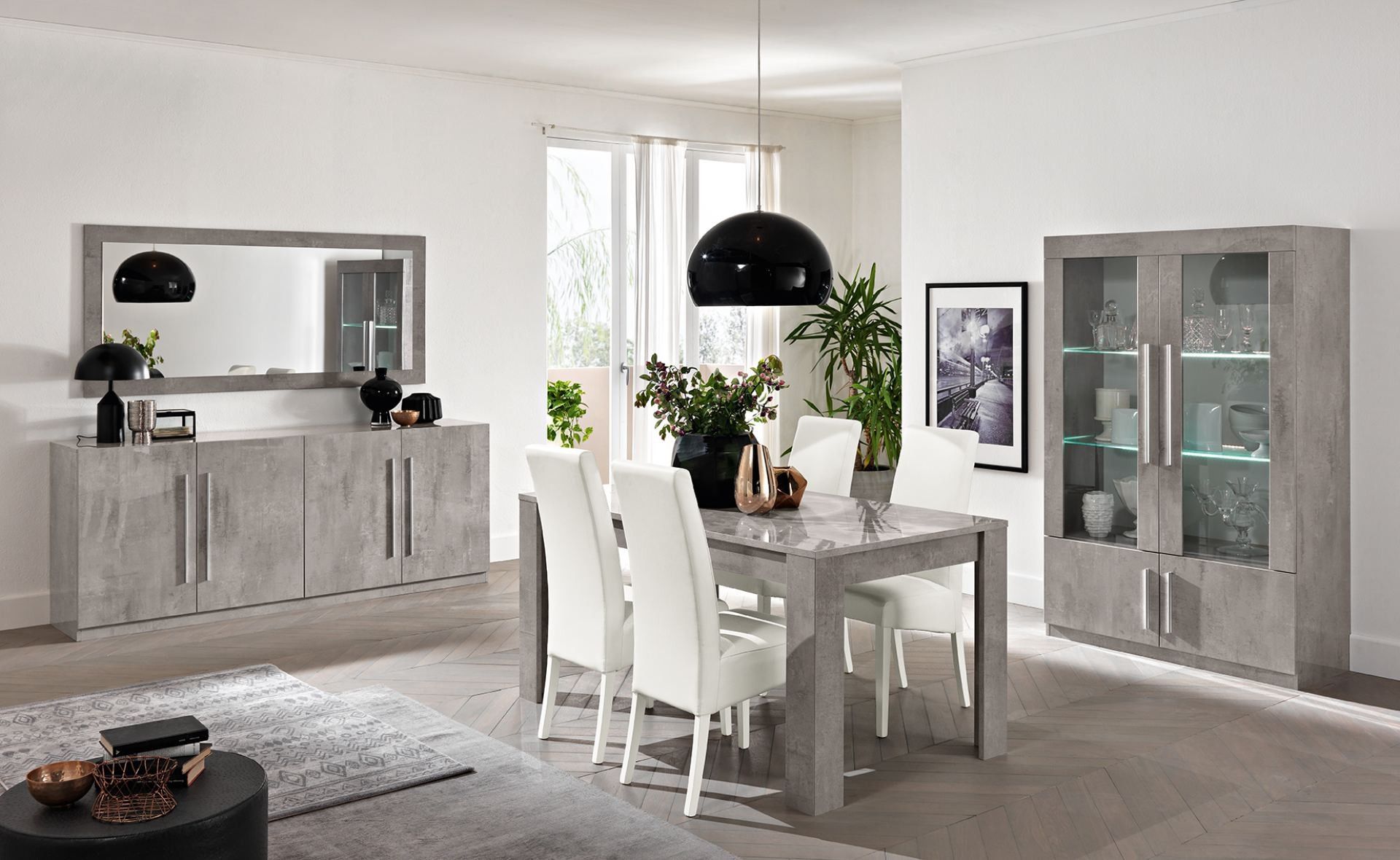 Eetkamerset Greta Beton