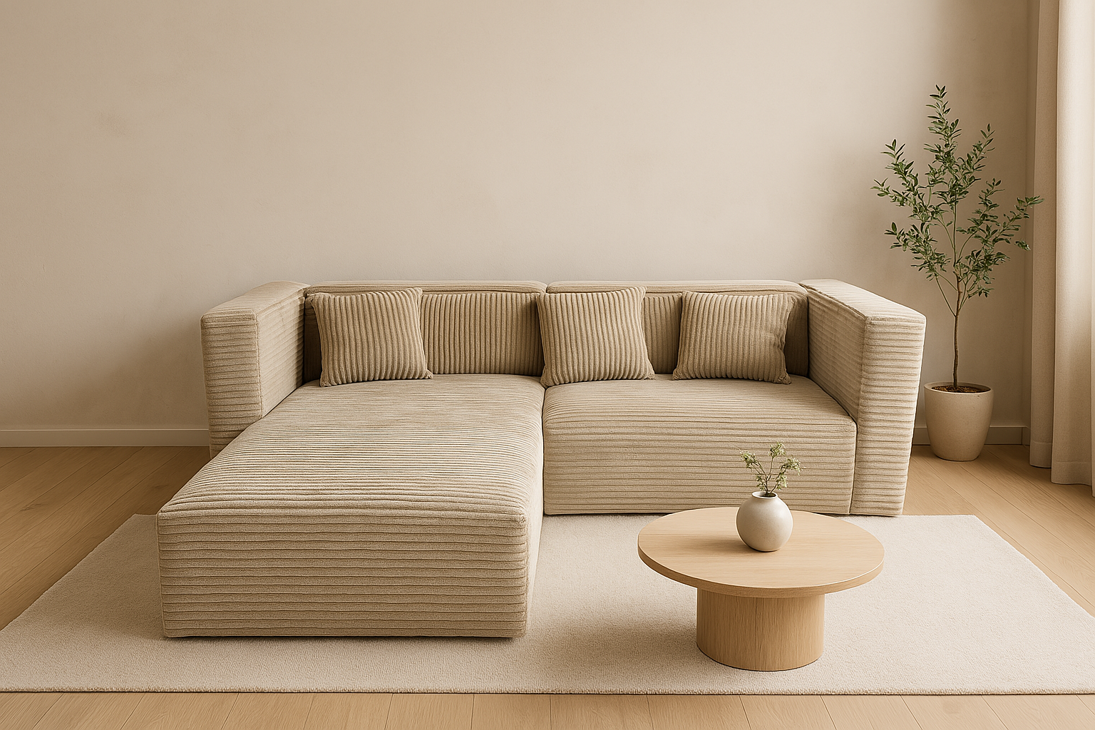 Hoeksalon PAAL - Off White