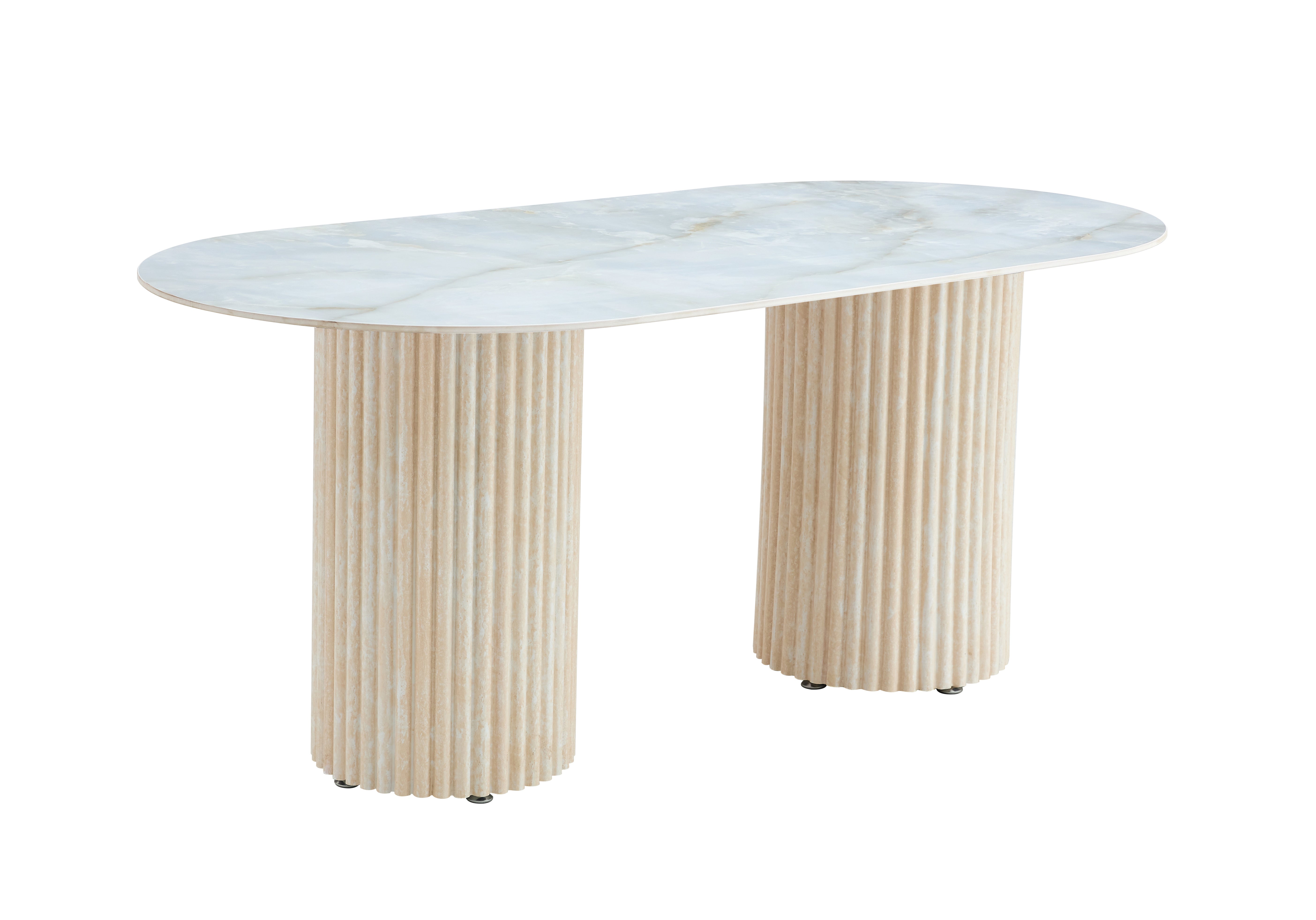 Eettafel Nora - Beige Keramiek - 180