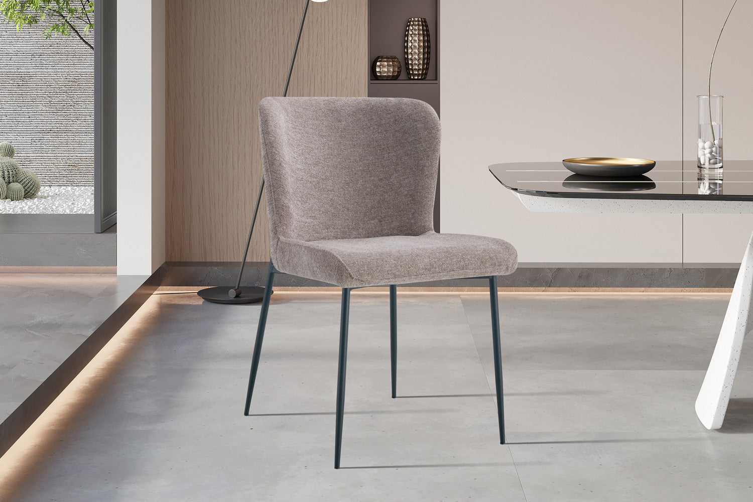 Stoel 'Lisa' Stof Fabb Raven 30 Zand