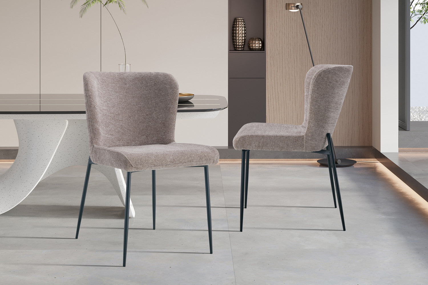 Stoel 'Lisa' Stof Fabb Raven 30 Zand