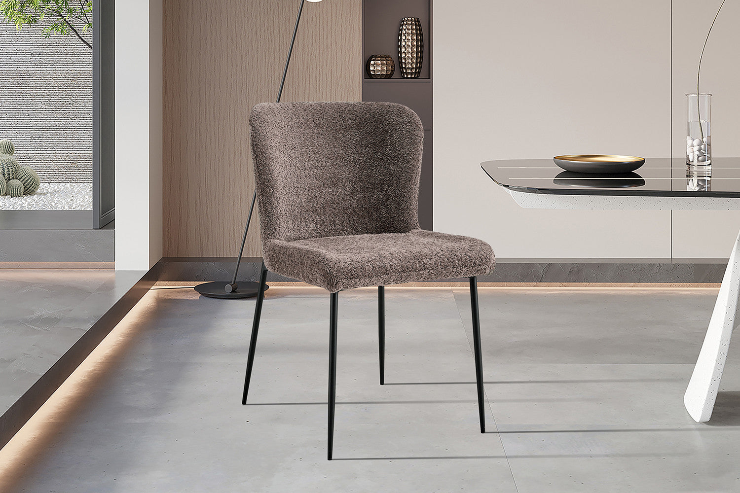 Stoel 'Lisa' Bouclé Zand