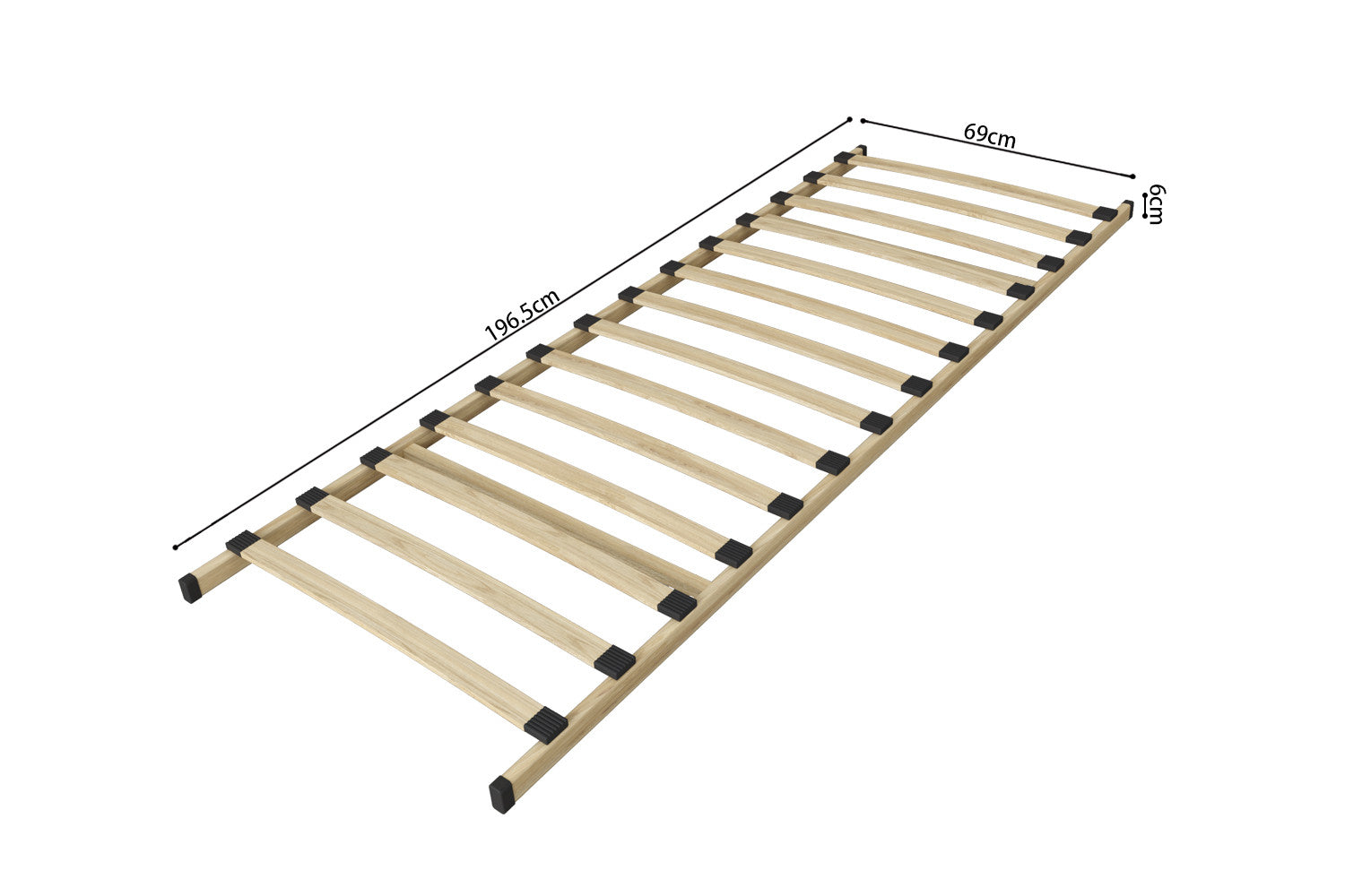 Lattenbodem 'Alpha' 70x200 - KIT