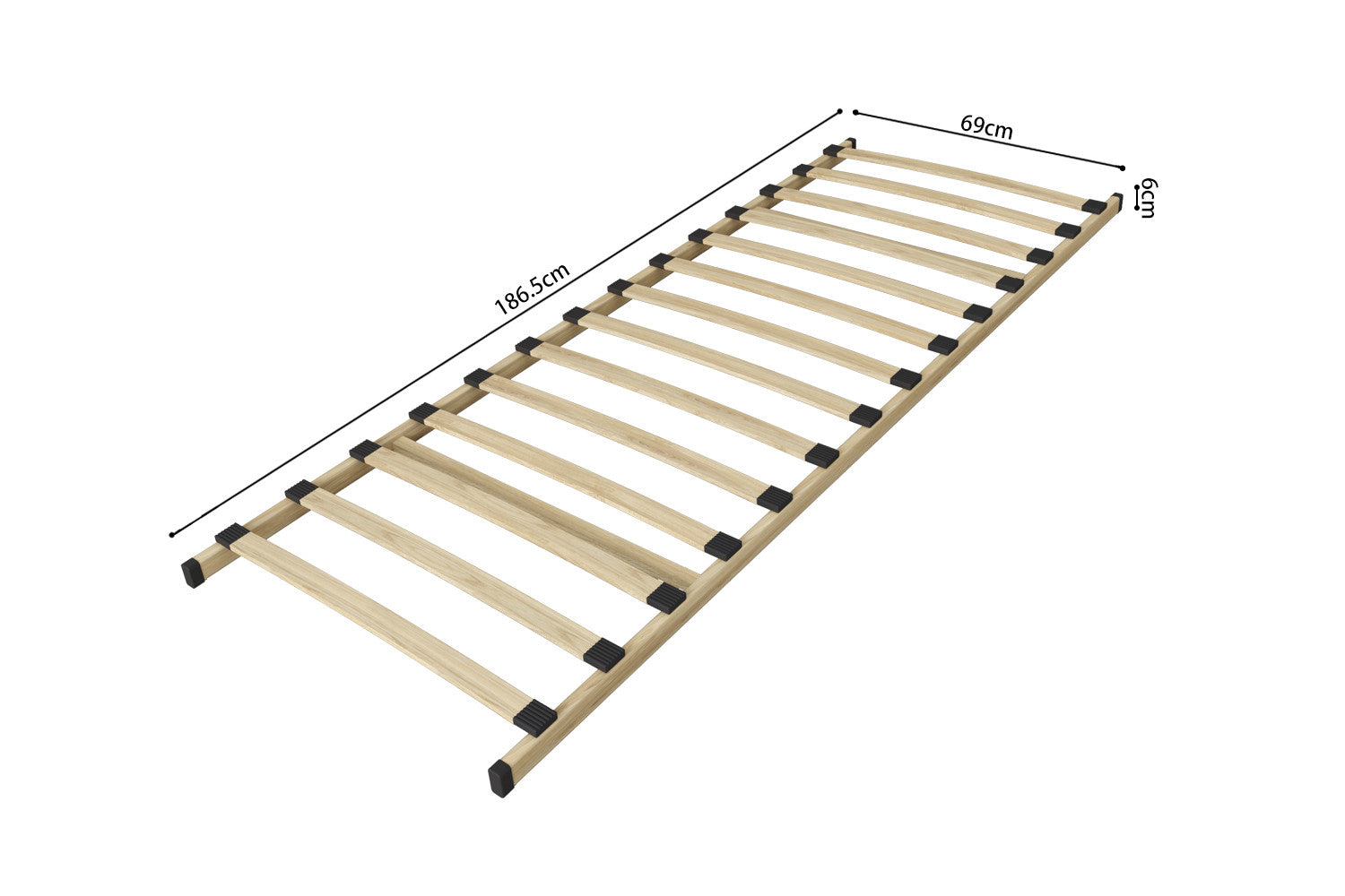 Lattenbodem 'Alpha' 70x190 - KIT