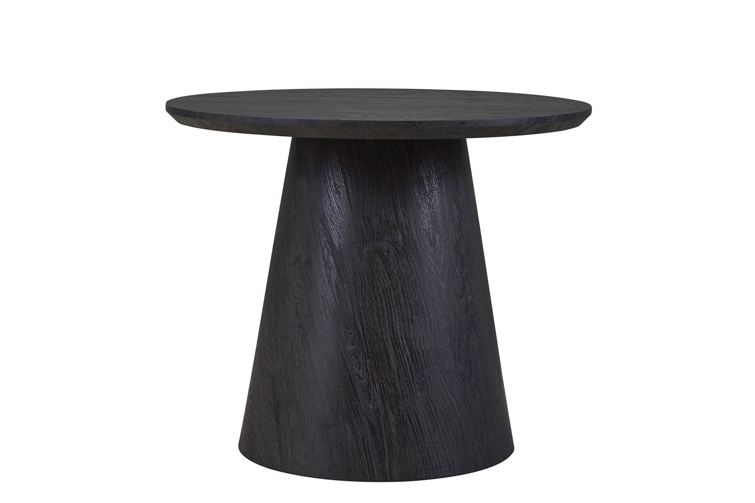 Bijzetttafel 'Miklos' 60 cm Rond Decor Donkerbruin