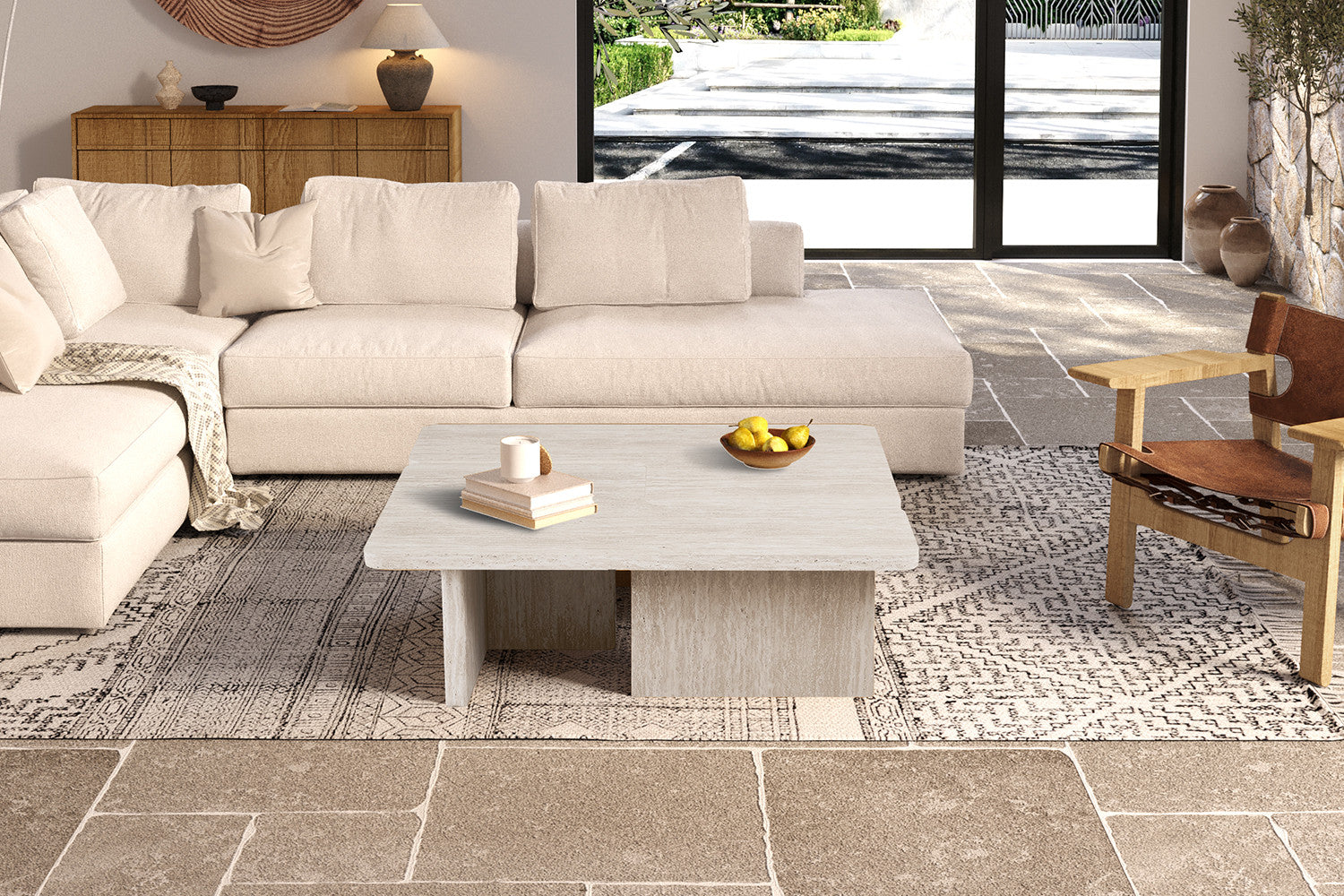 Salontafel 'Arallo' Decor Travertin Beige