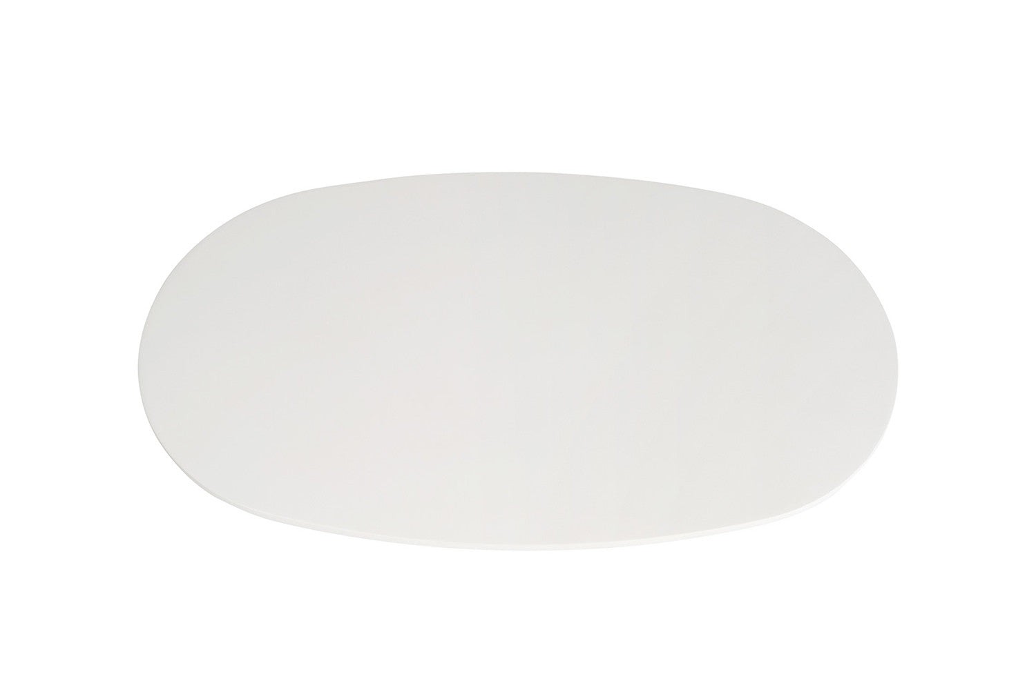 Salontafel 'Tavira' 120 cm Ovaal Cement Wit