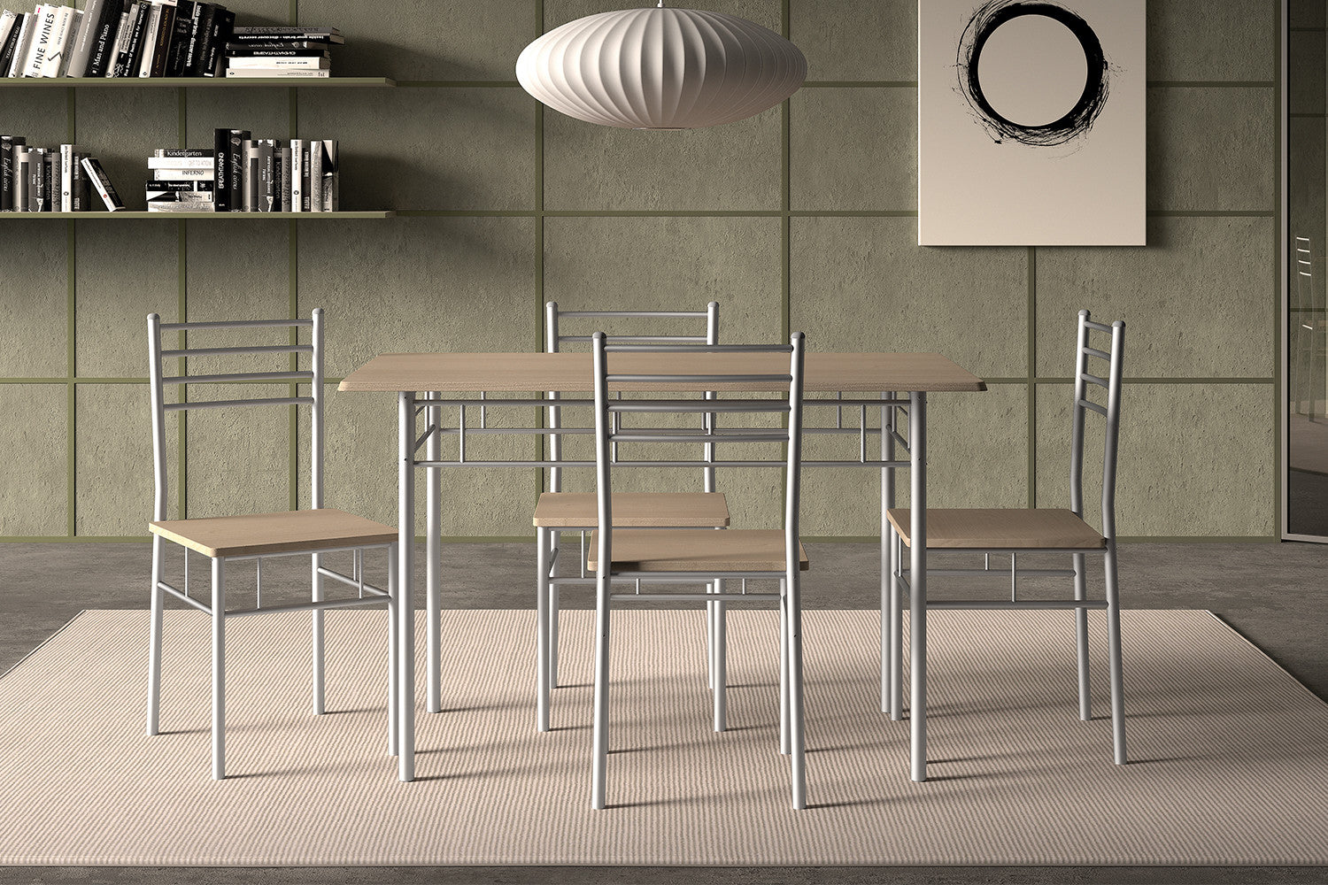 Tafelset 'Amelia' Decor sonoma