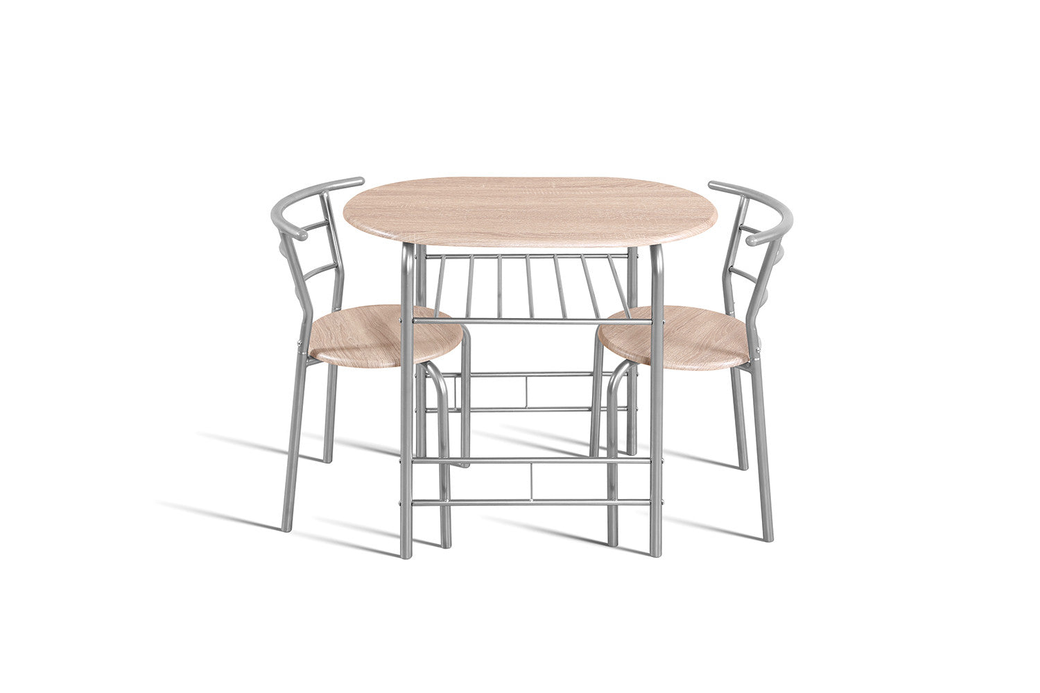 Tafelset 'Adam' Grijs metaal Decor sonoma