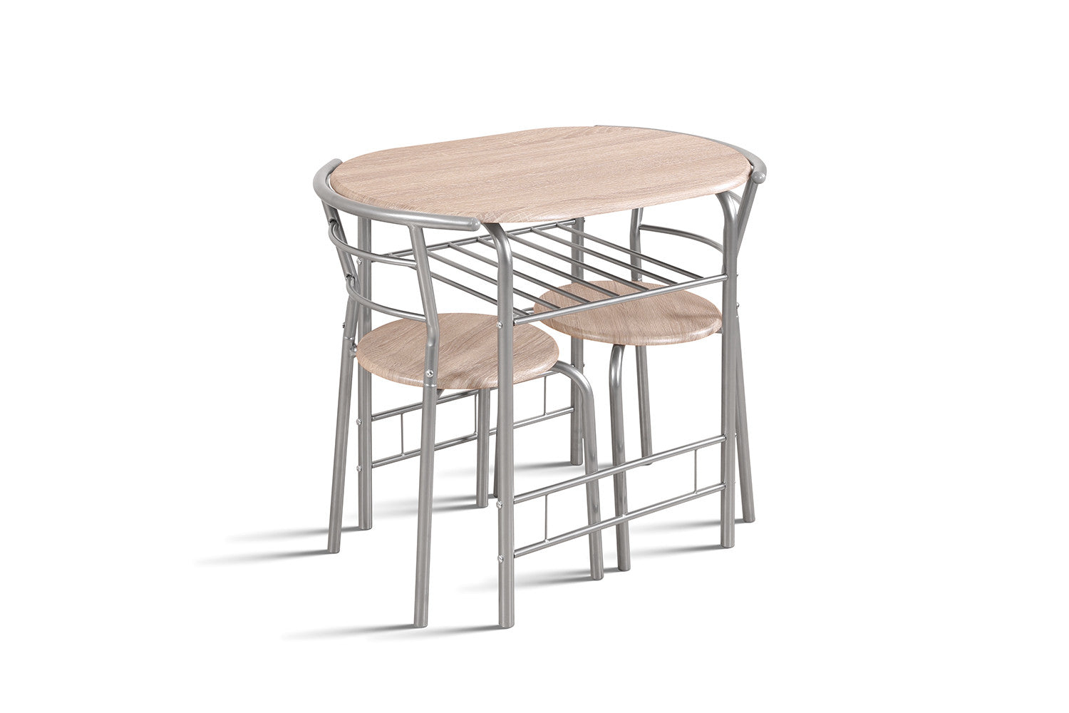 Tafelset 'Adam' Grijs metaal Decor sonoma