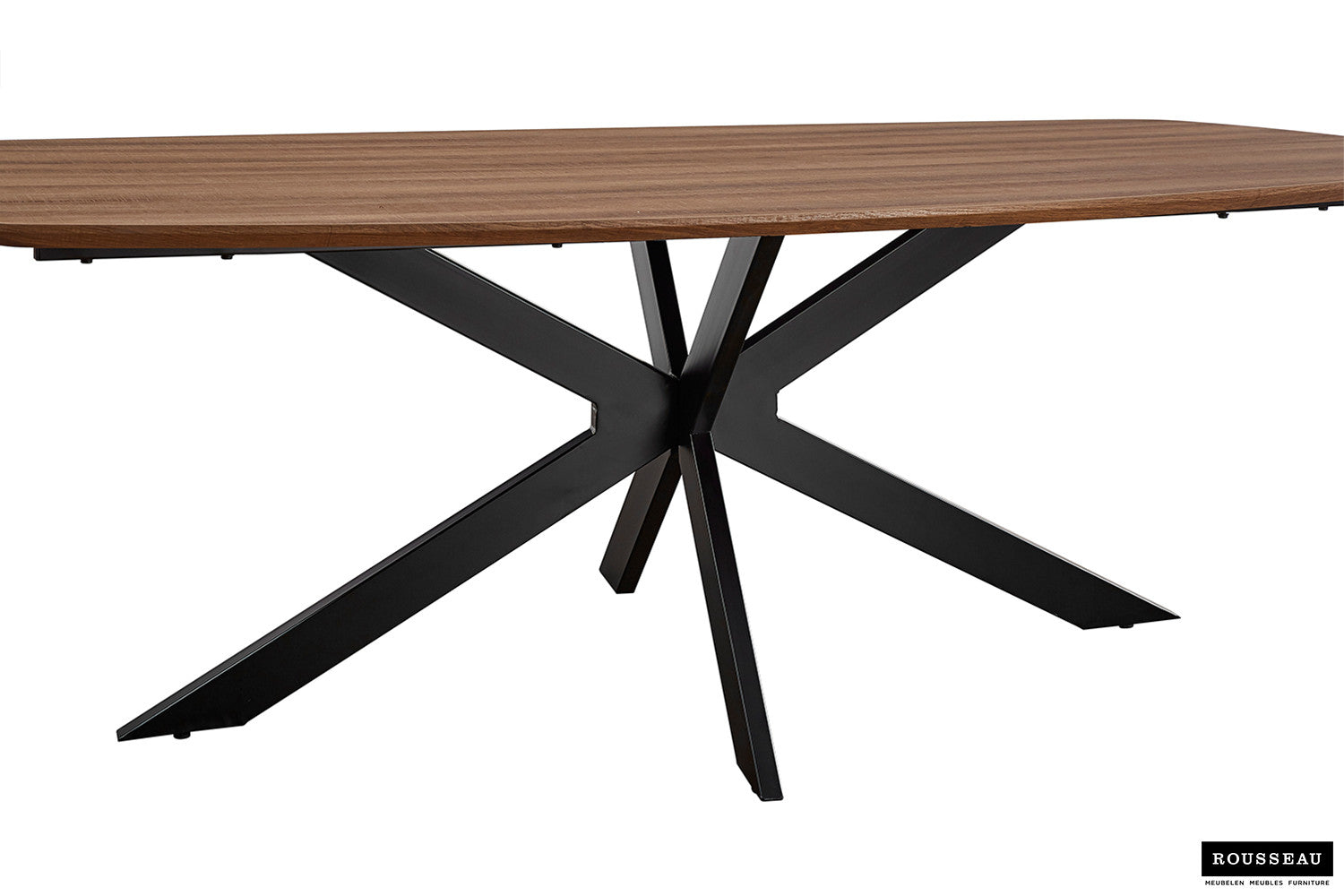 Tafel 'Aziz' 200 cm Deens Ovaal Decor Oude Eik