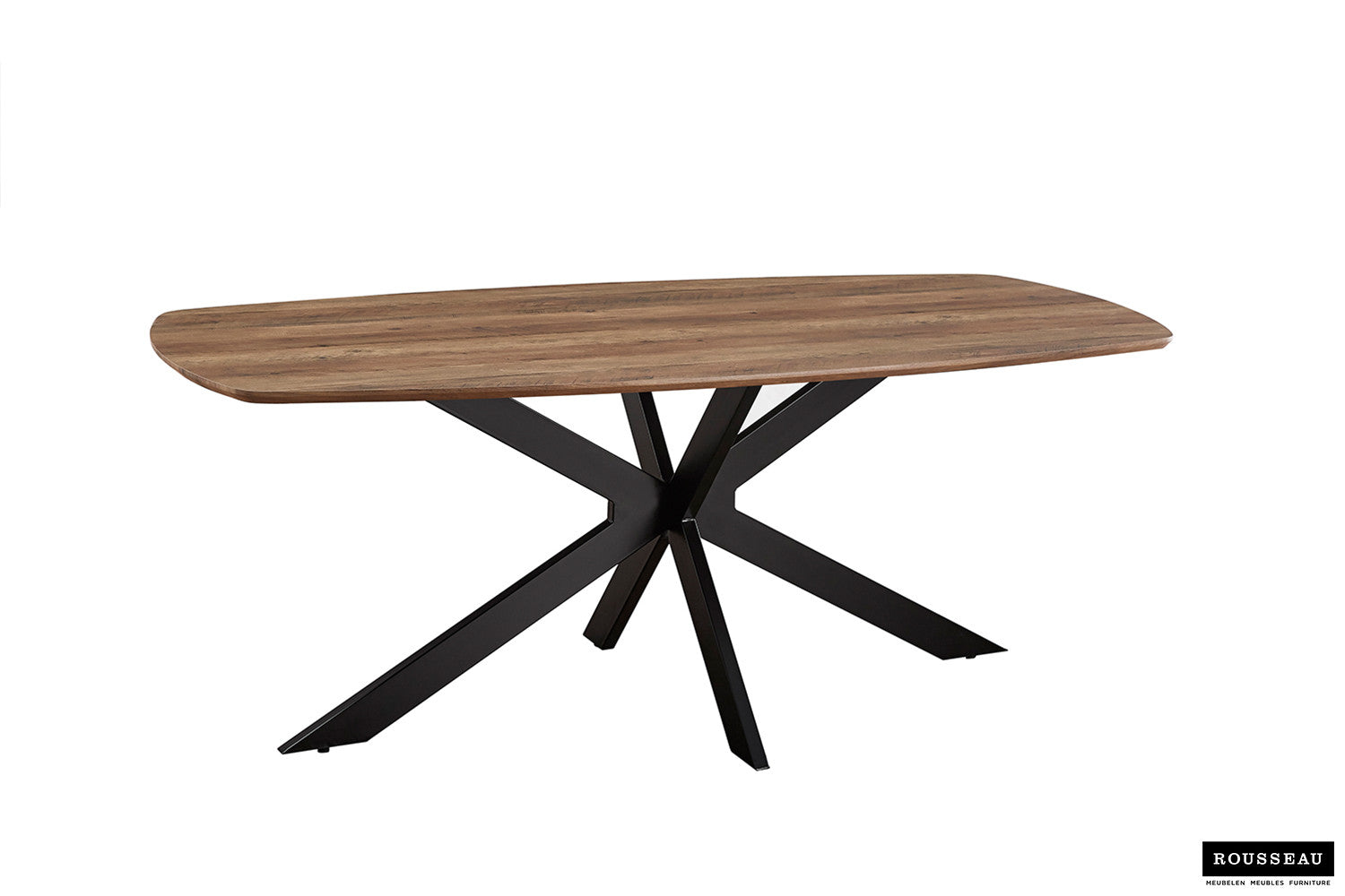 Tafel 'Aziz' 200 cm Deens Ovaal Decor Mango