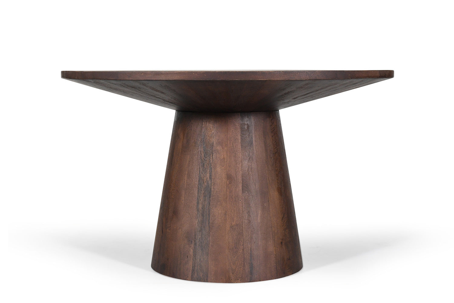 Tafel 'Tommy' 130 cm Rond Mangohout Bruin