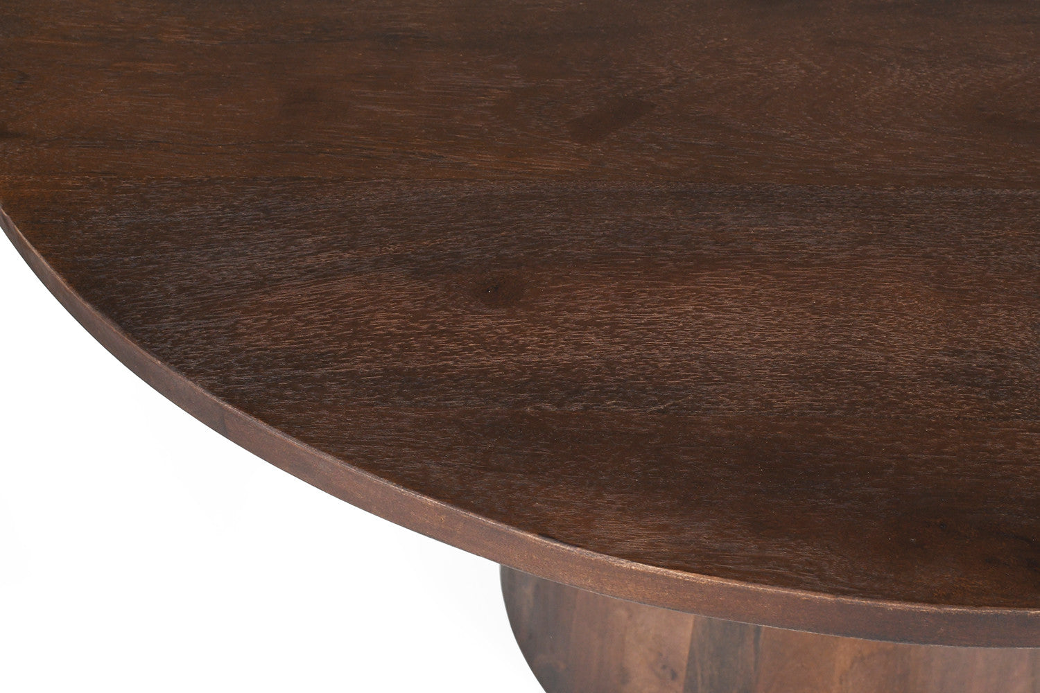 Tafel 'Tommy' 130 cm Rond Mangohout Bruin