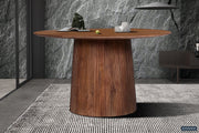 Tafel 'Miguel' 130 cm Rond Mangohout Lichtbruin