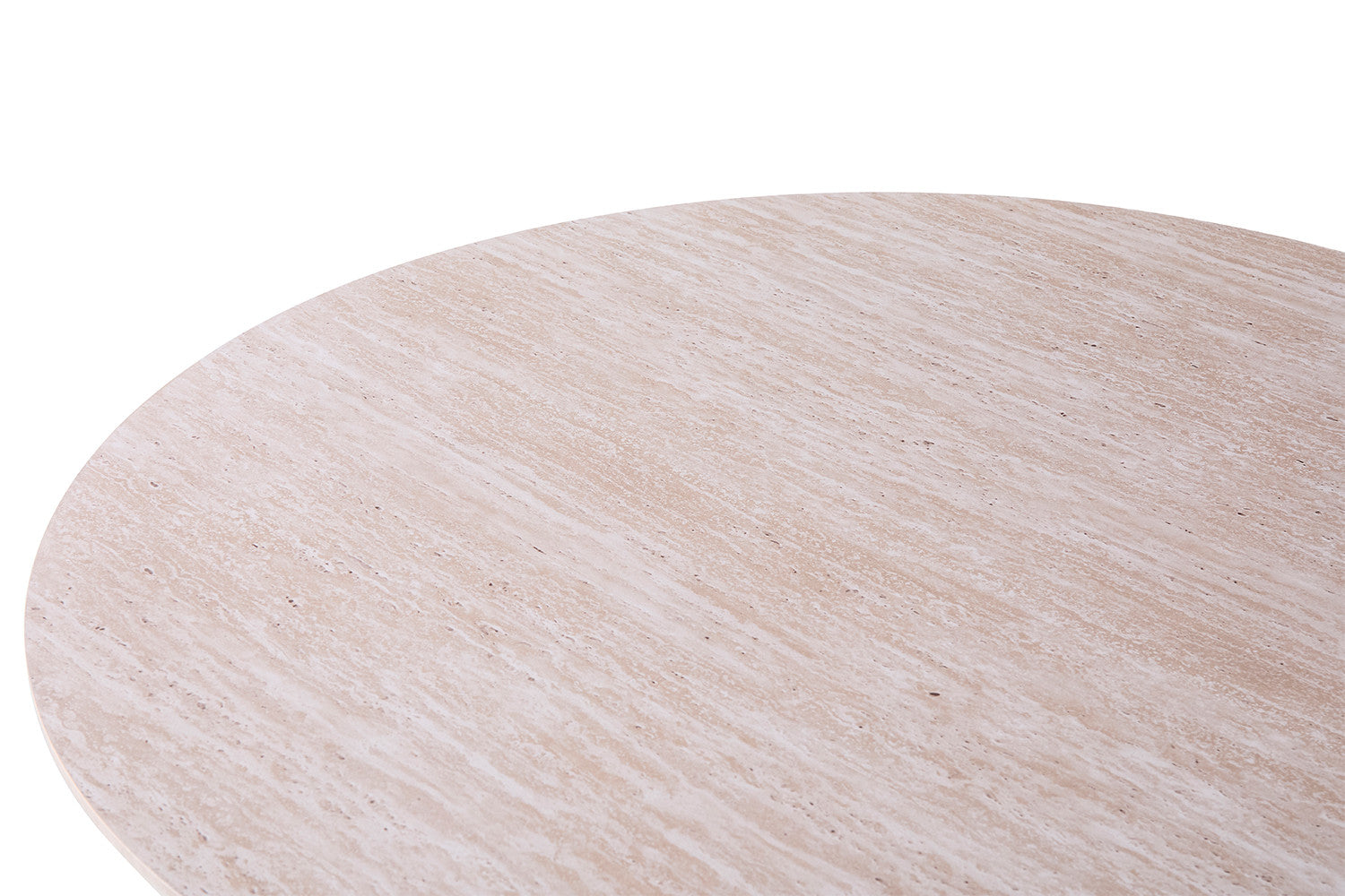 Tafel 'Lagos' 200 cm Ovaal Decor Travertin Beige