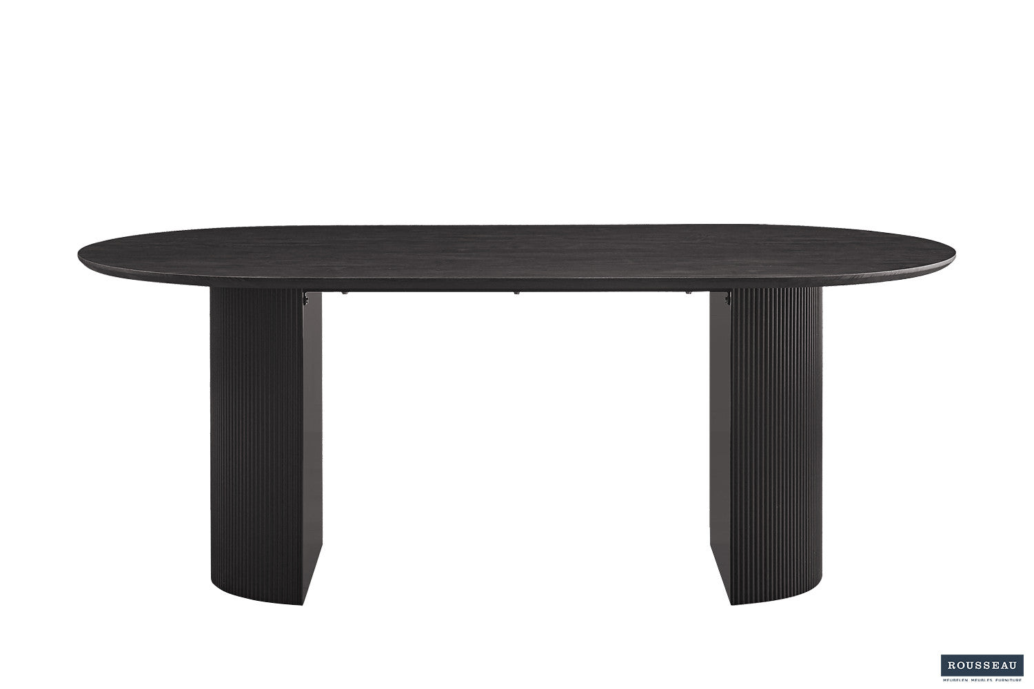 Tafel 'Lagos' 200 cm Ovaal Decor Donkerbruin