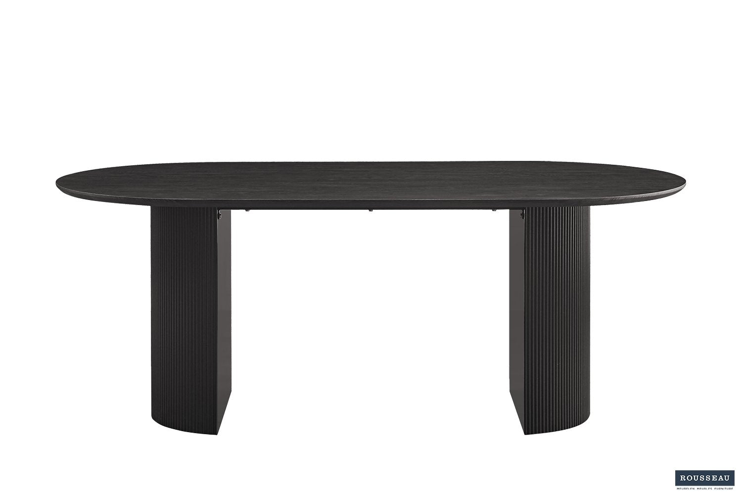 Tafel 'Lagos' 200 cm Ovaal Decor Donkerbruin