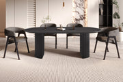 Tafel 'Lagos' 220 cm Ovaal Decor Donkerbruin