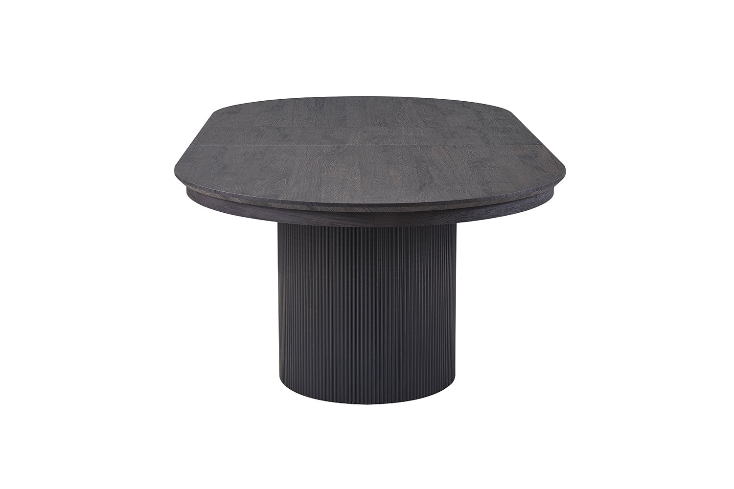 Uitschuifbare tafel 'Lagos' 180-220 cm Ovaal Decor Donkerbruin