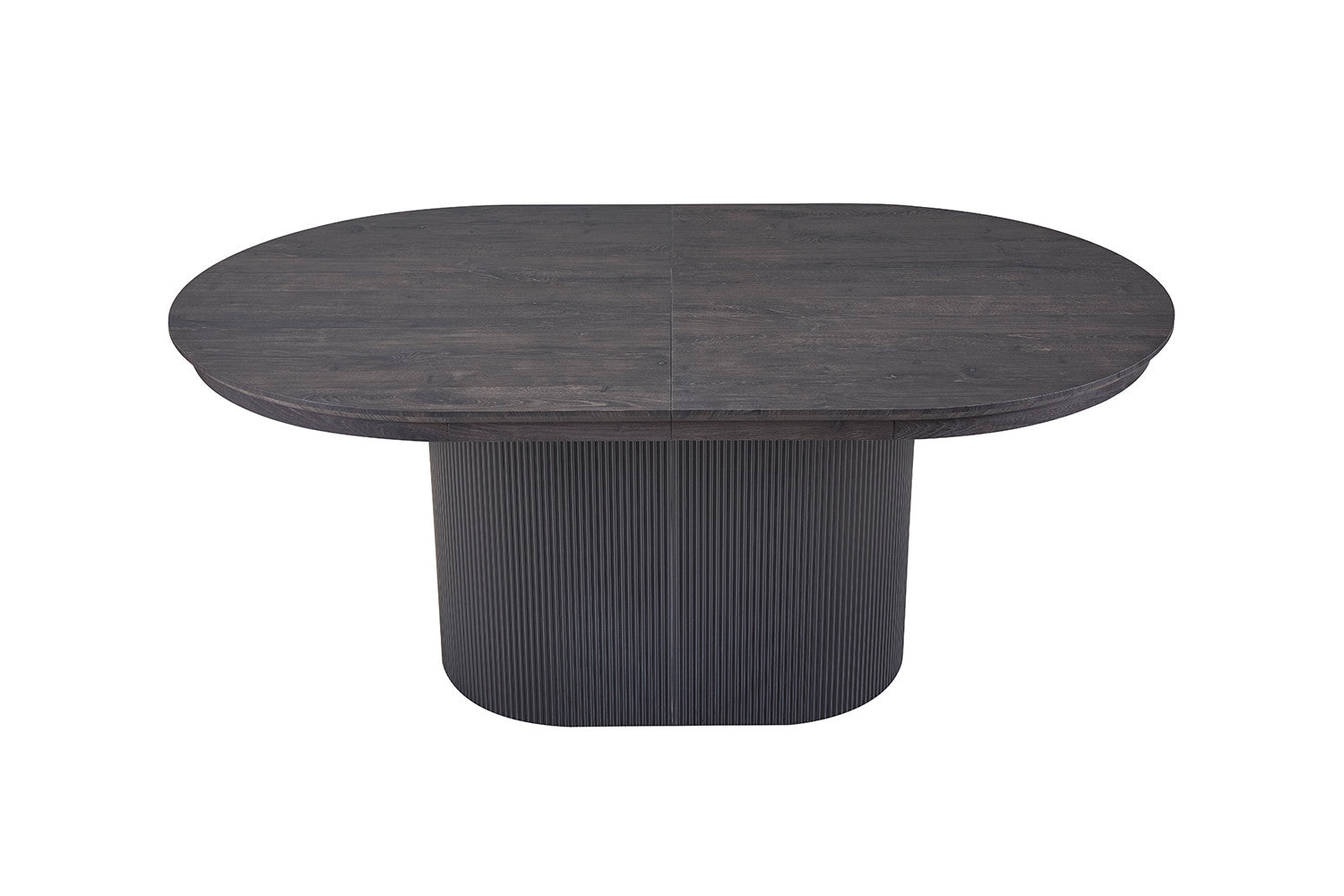 Uitschuifbare tafel 'Lagos' 180-220 cm Ovaal Decor Donkerbruin