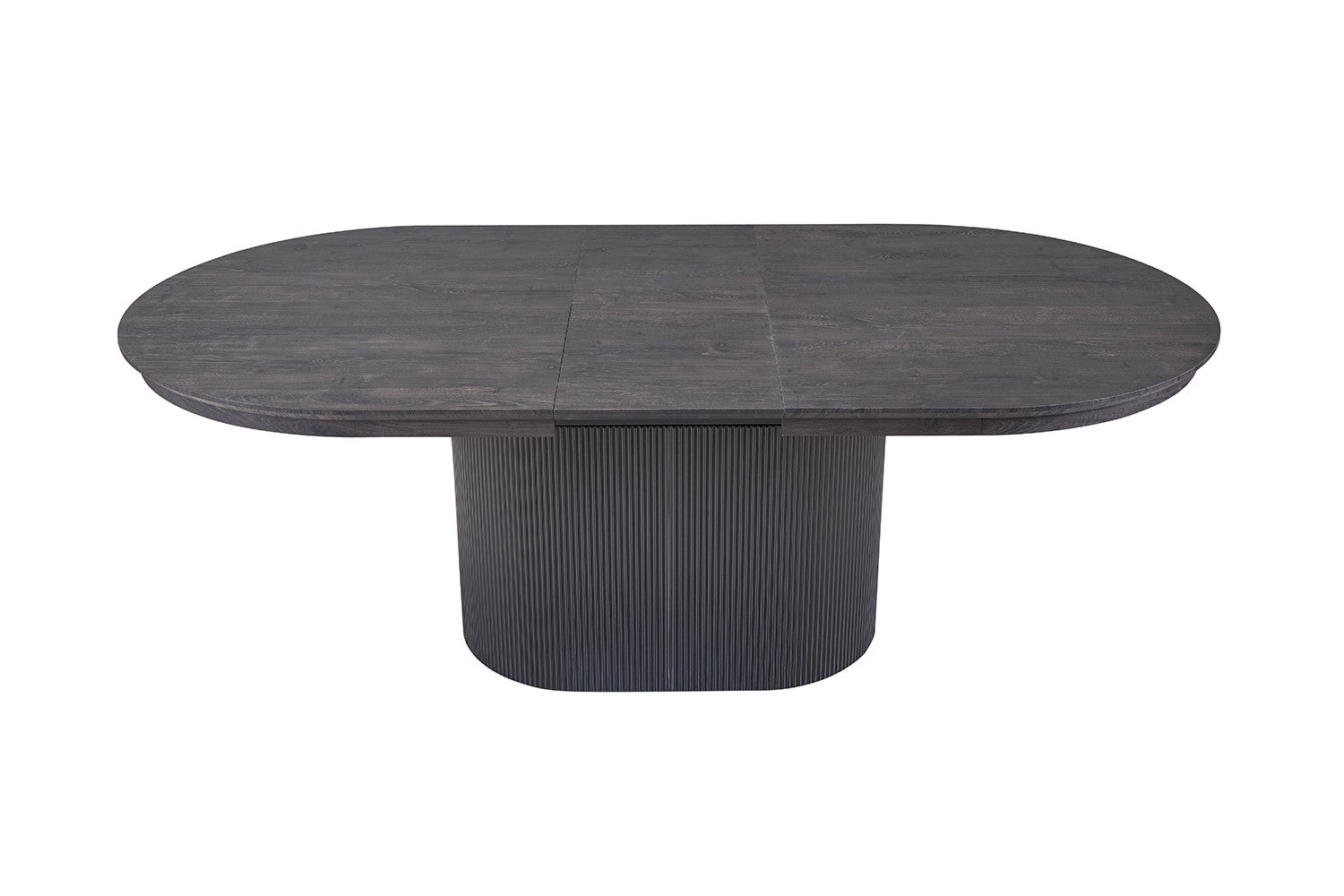 Uitschuifbare tafel 'Lagos' 180-220 cm Ovaal Decor Donkerbruin