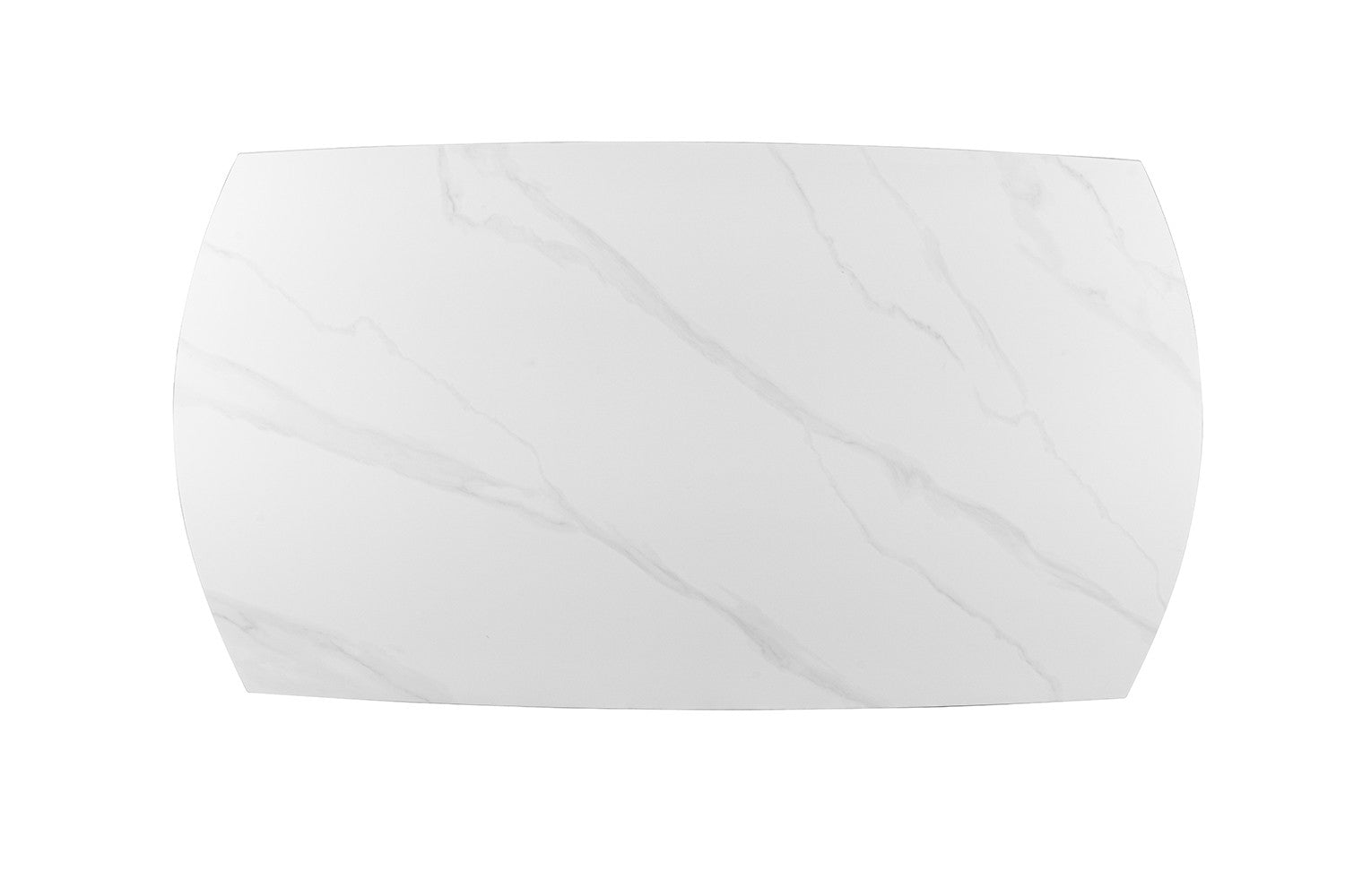 Uitschuifbare tafel 'Ares' 160-240 cm Deens Ovaal Steen Wit