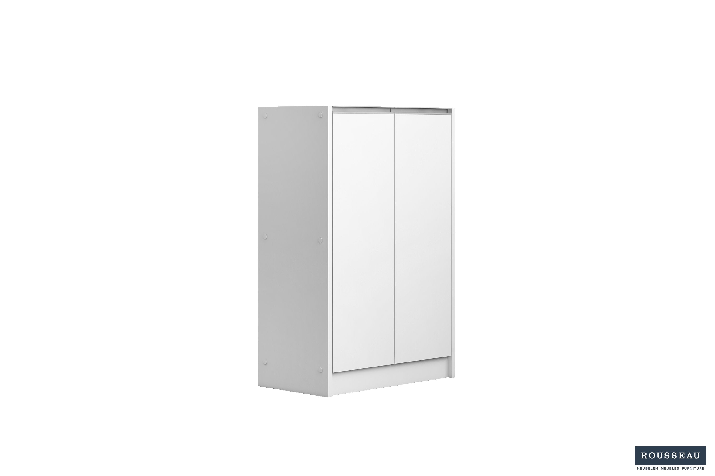 Schoenenkast 'Lilly' 2 deuren Wit