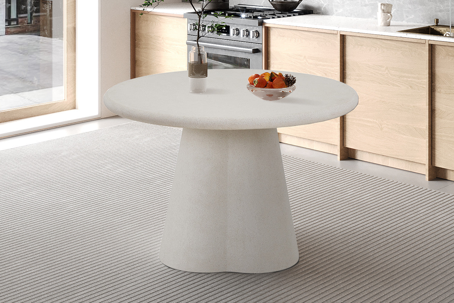 Tafel 'Faro' 120 cm Rond Cement