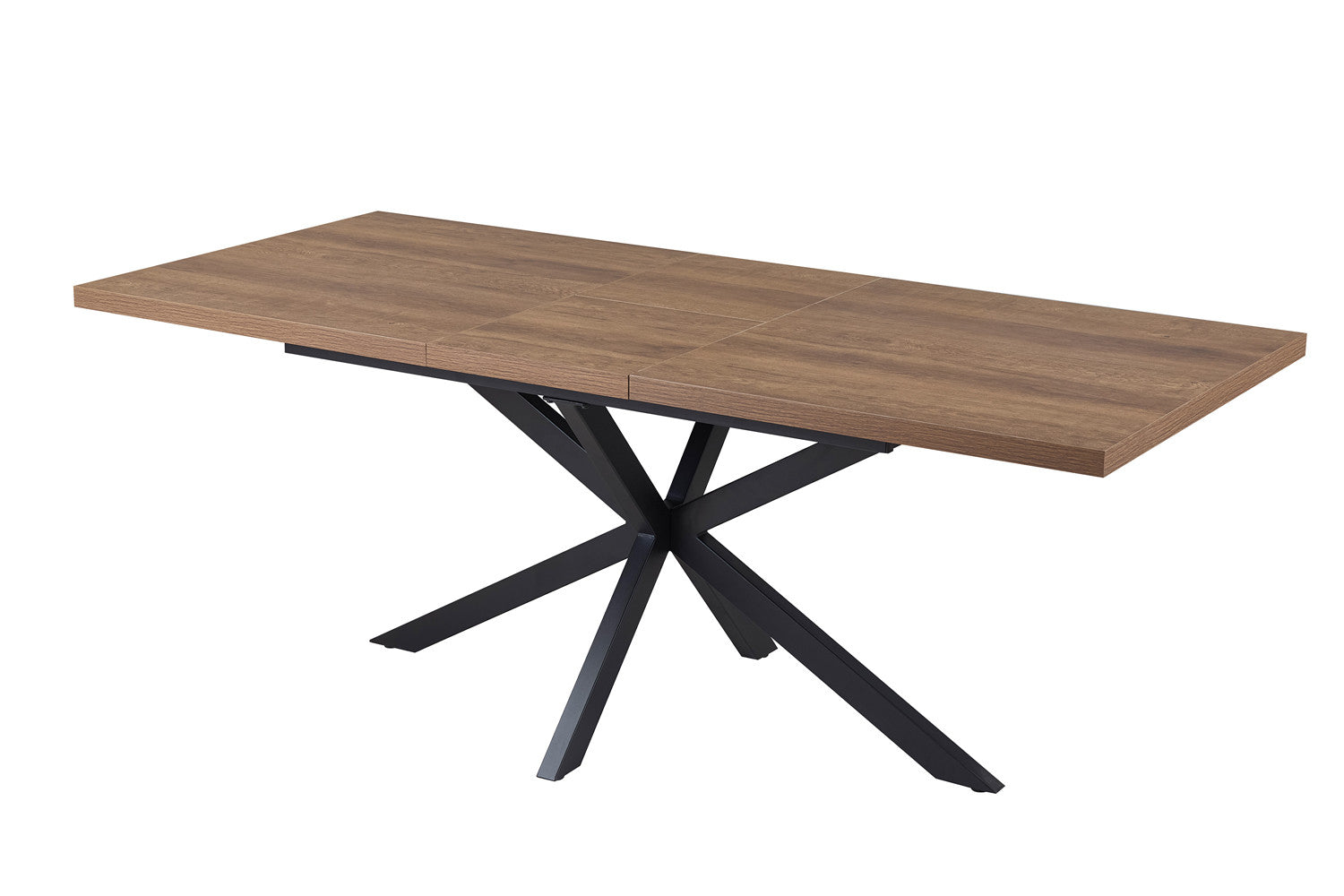 Uitschuifbare tafel 'Kos' 160-200 cm Donkerbruin