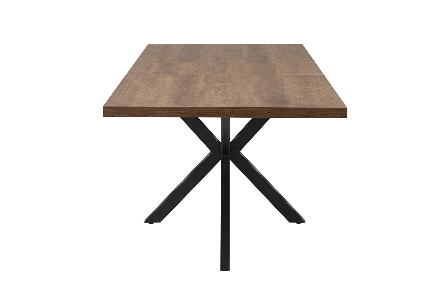 Uitschuifbare tafel 'Kos' 160-200 cm Donkerbruin
