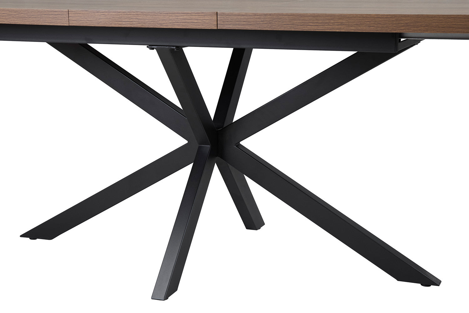 Uitschuifbare tafel 'Kos' 160-200 cm Donkerbruin