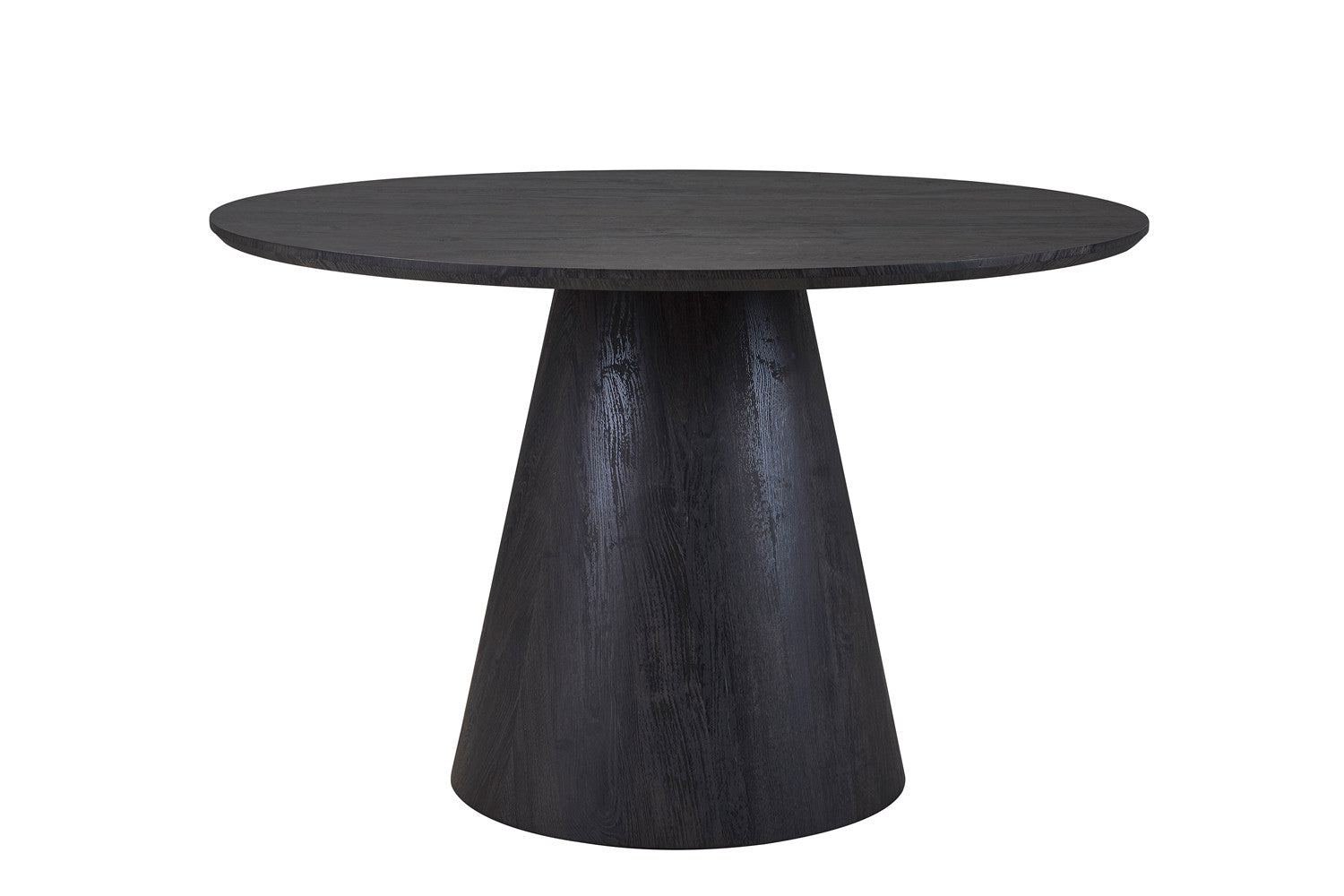 Tafel 'Miklos' 120 cm Rond Decor Donkerbruin