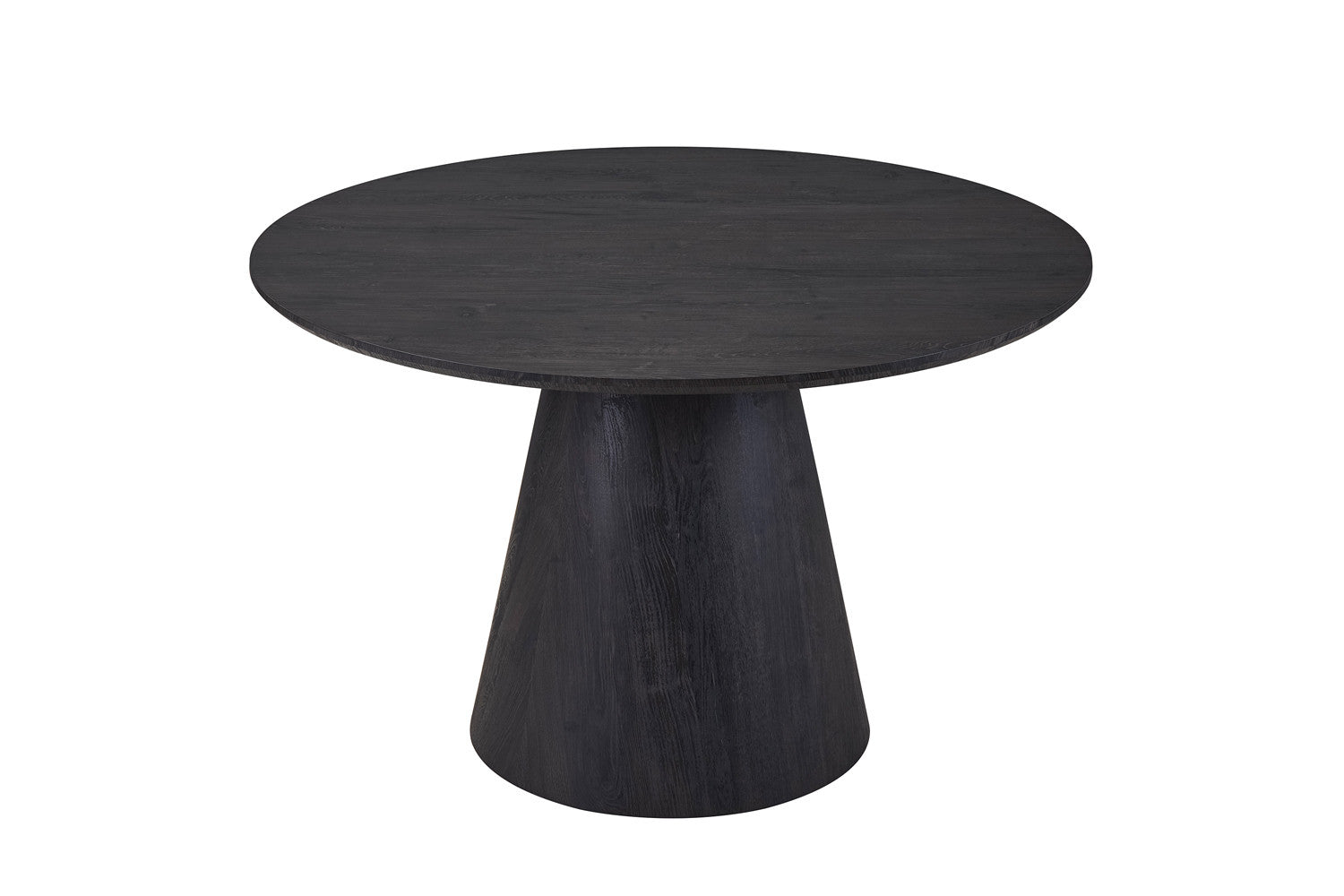 Tafel 'Miklos' 120 cm Rond Decor Donkerbruin