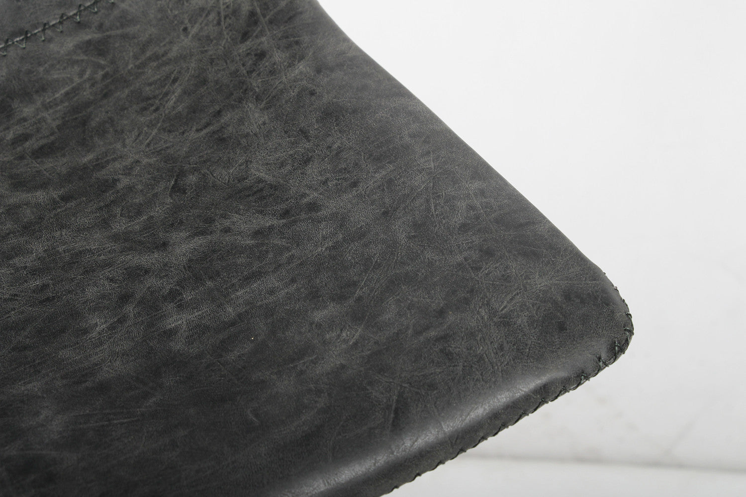 Barstoel 'Ozan' PU Zwart