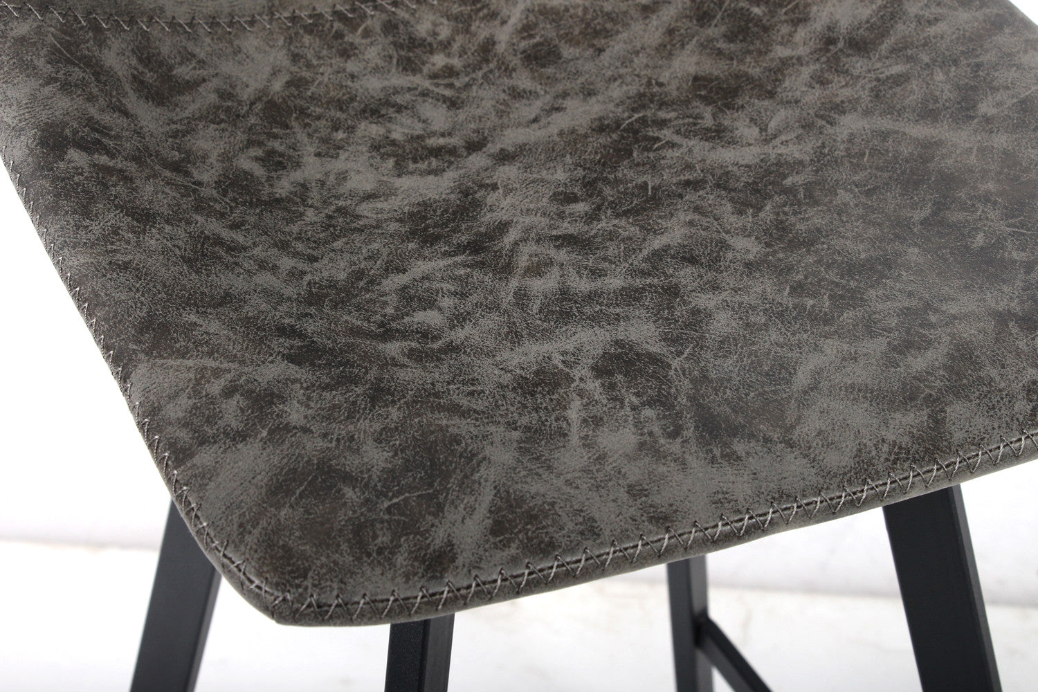 Barstoel 'Ozan' PU Grijs