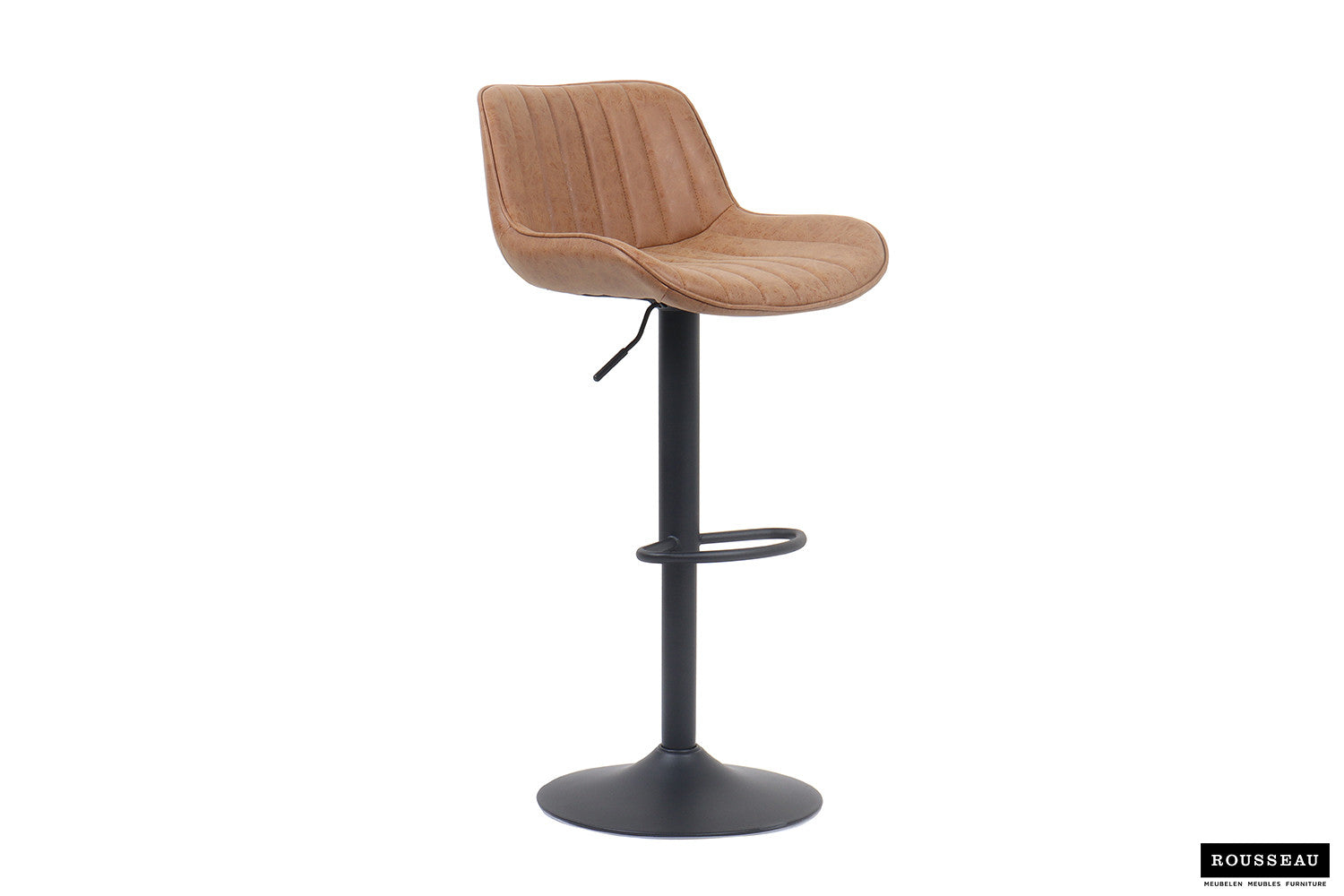 Barstoel 'Fenna' PU Cognac