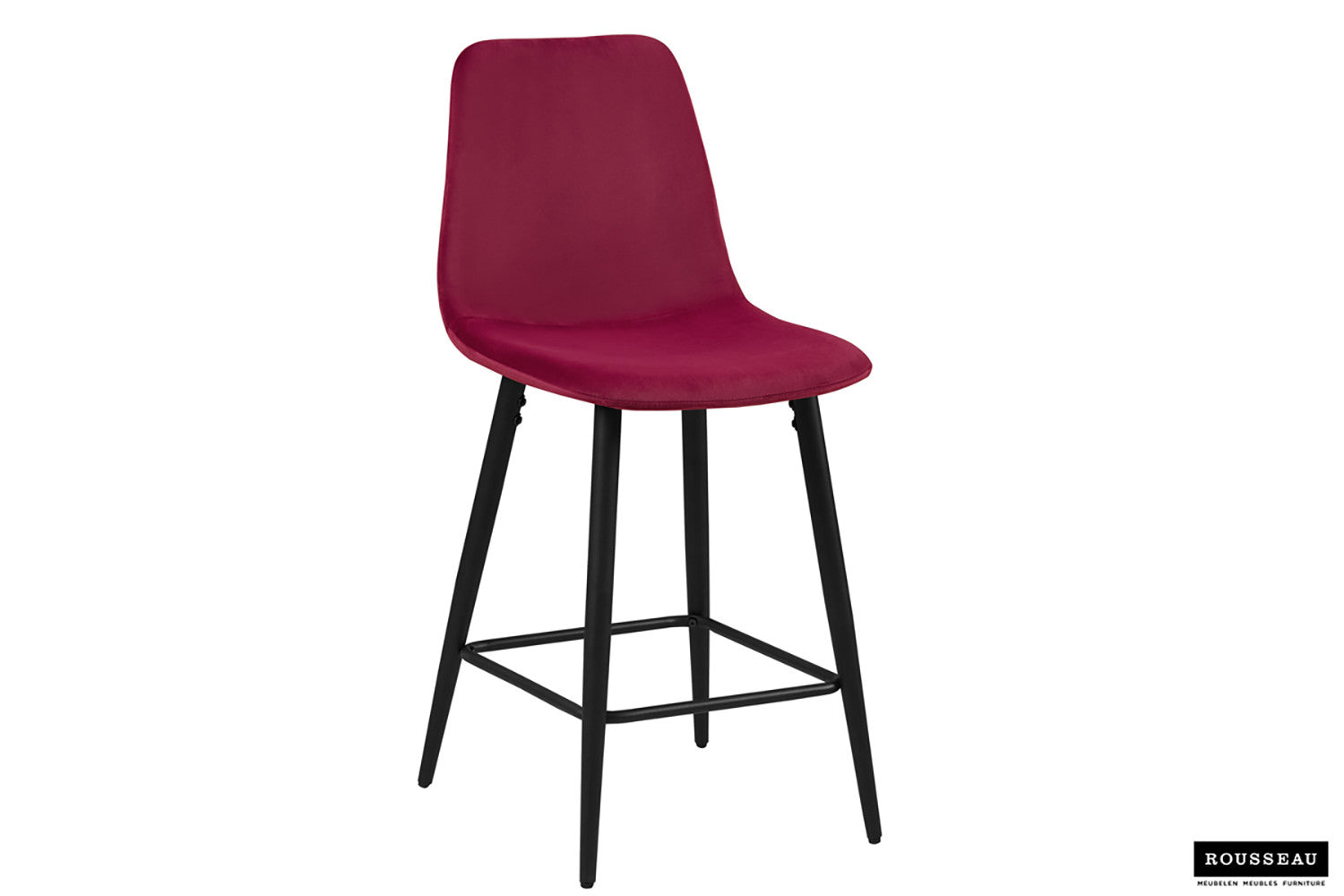 Counterstoel 'Boy' Fluweel Bordeaux