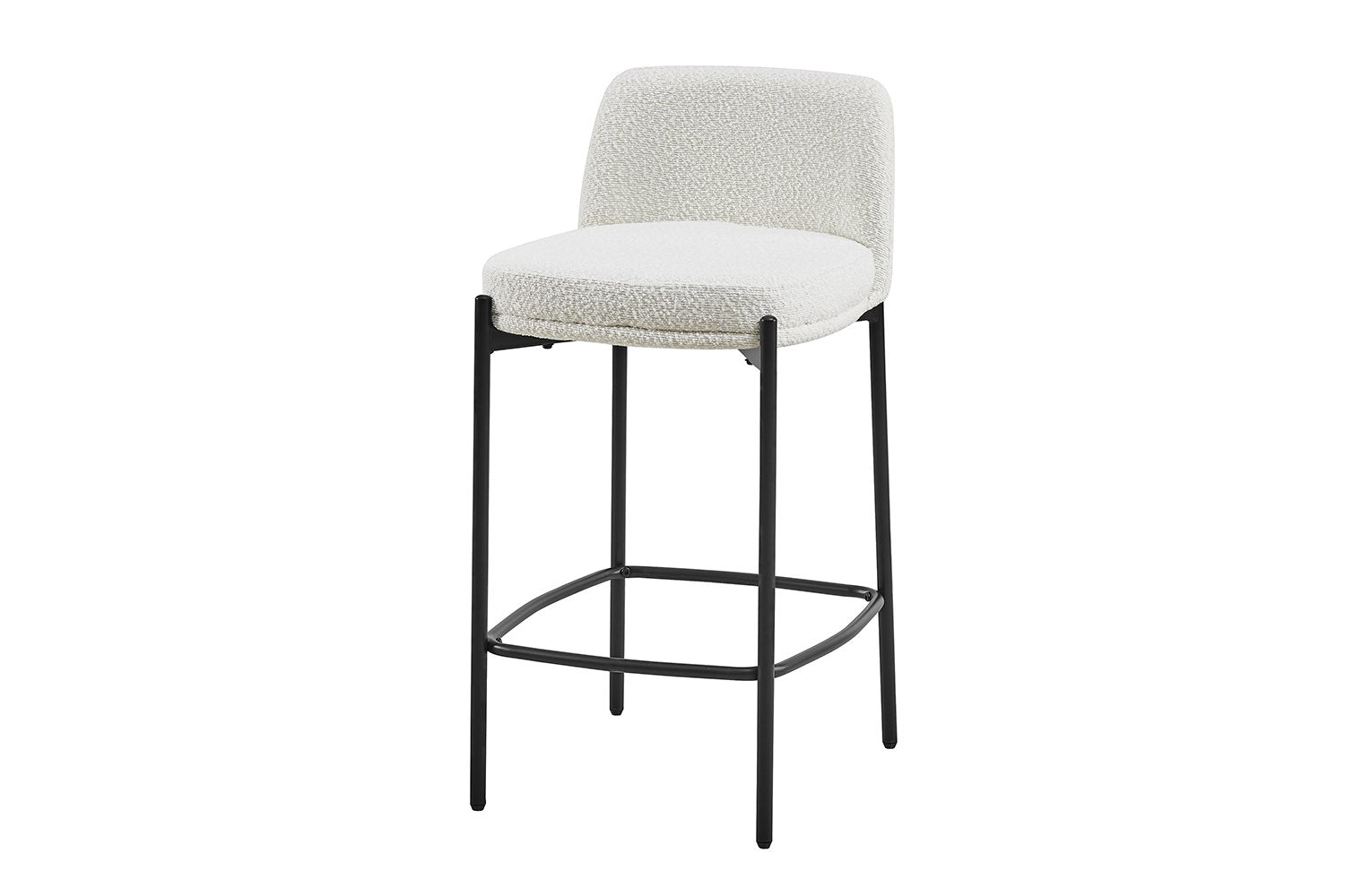 Counterstoel 'Ella' Stof Wit