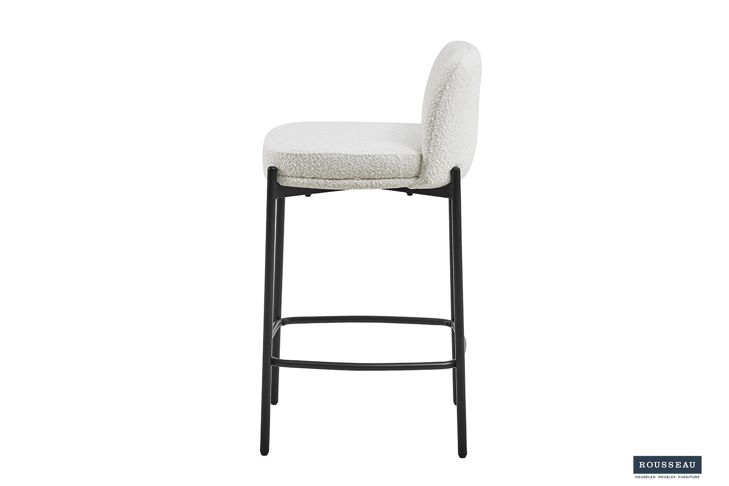 Counterstoel 'Ella' Stof Wit