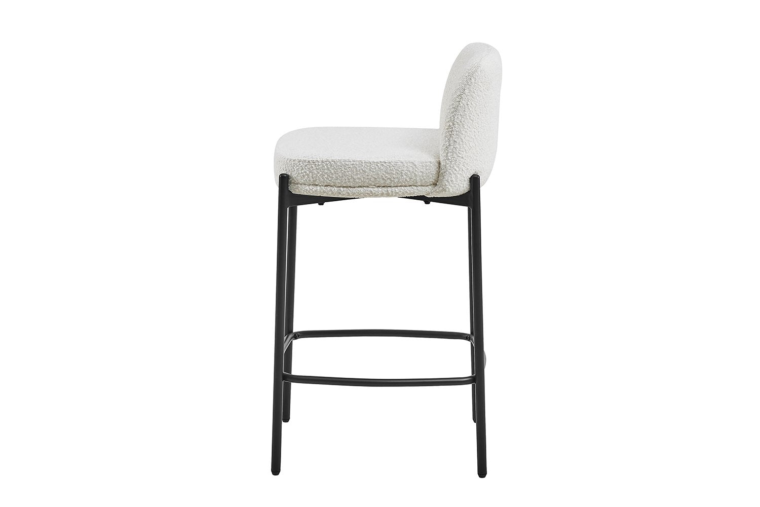 Counterstoel 'Ella' Stof Wit