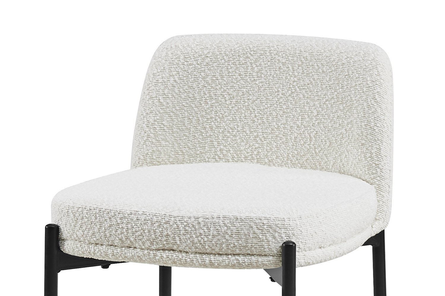 Counterstoel 'Ella' Stof Wit